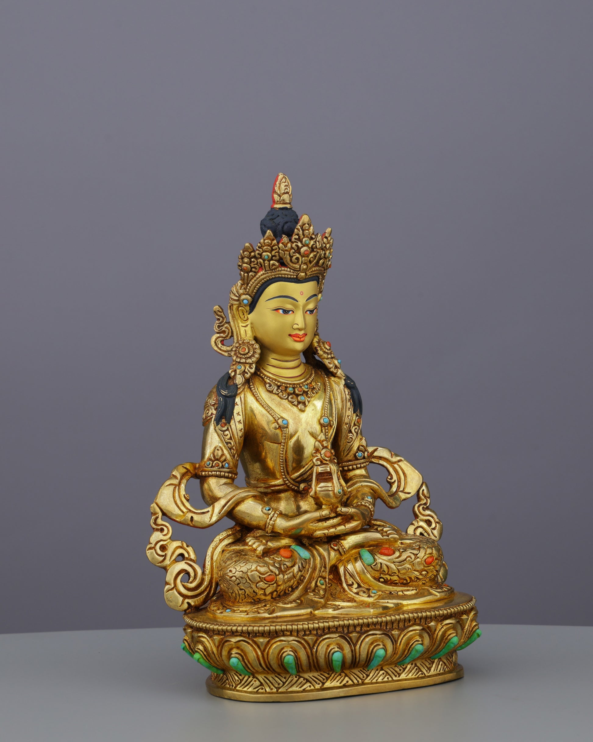 Radiant Amitayus Buddha | Divine Bestower of Longevity and Infinite Life - Authentic Handcrafted Statue