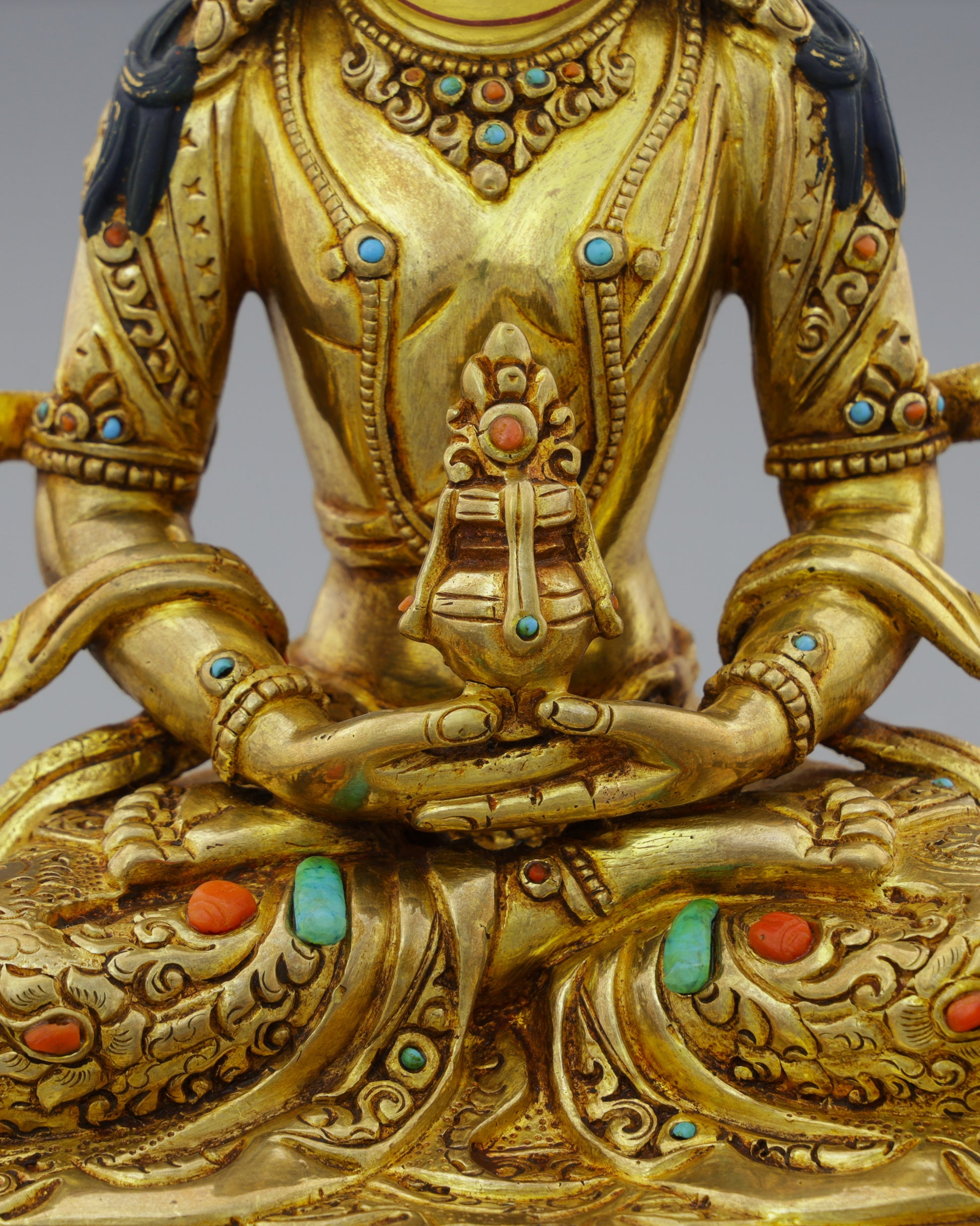 Radiant Amitayus Buddha | Divine Bestower of Longevity and Infinite Life - Authentic Handcrafted Statue