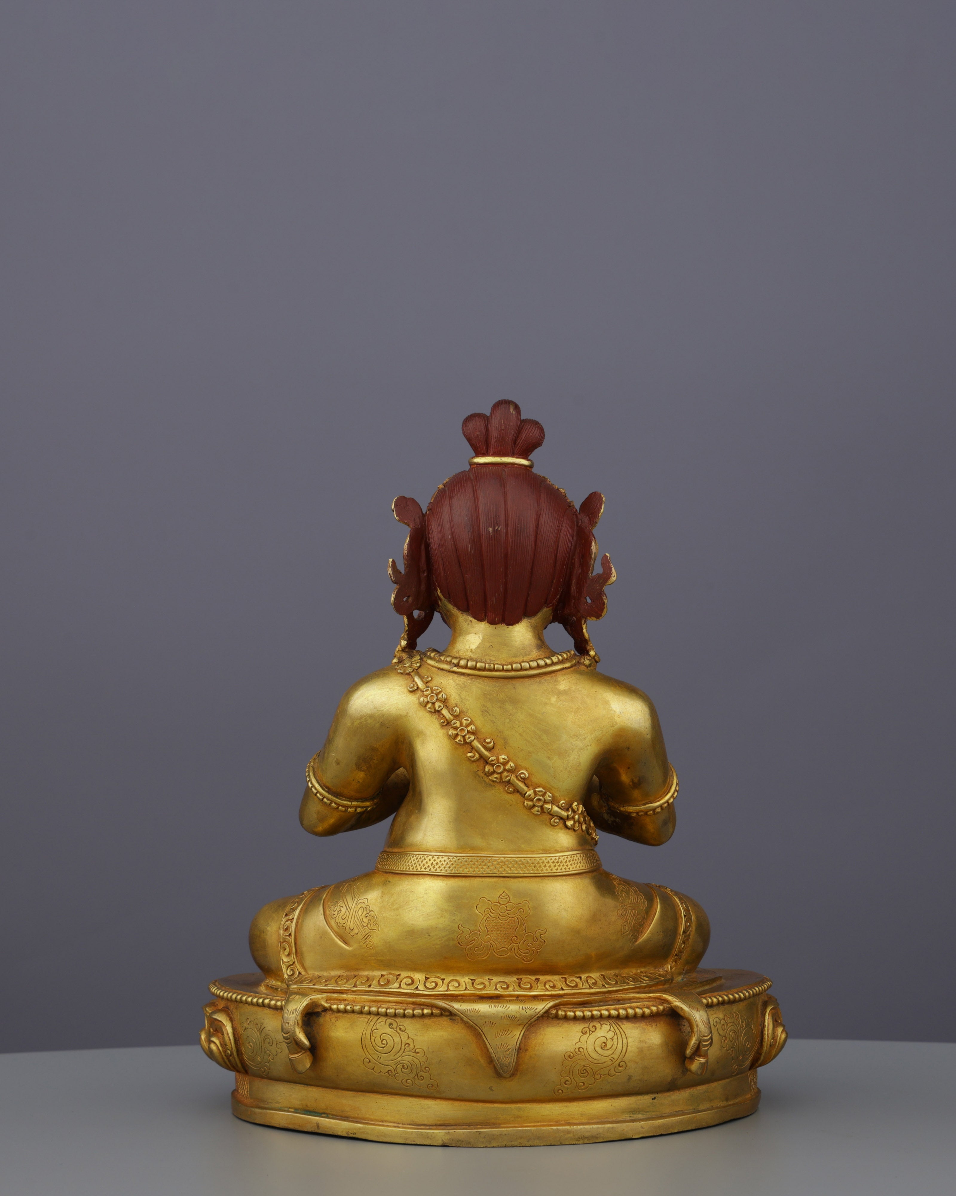 Mahasiddha Virupa Statue | Golden Guardian of Tantric Transformation