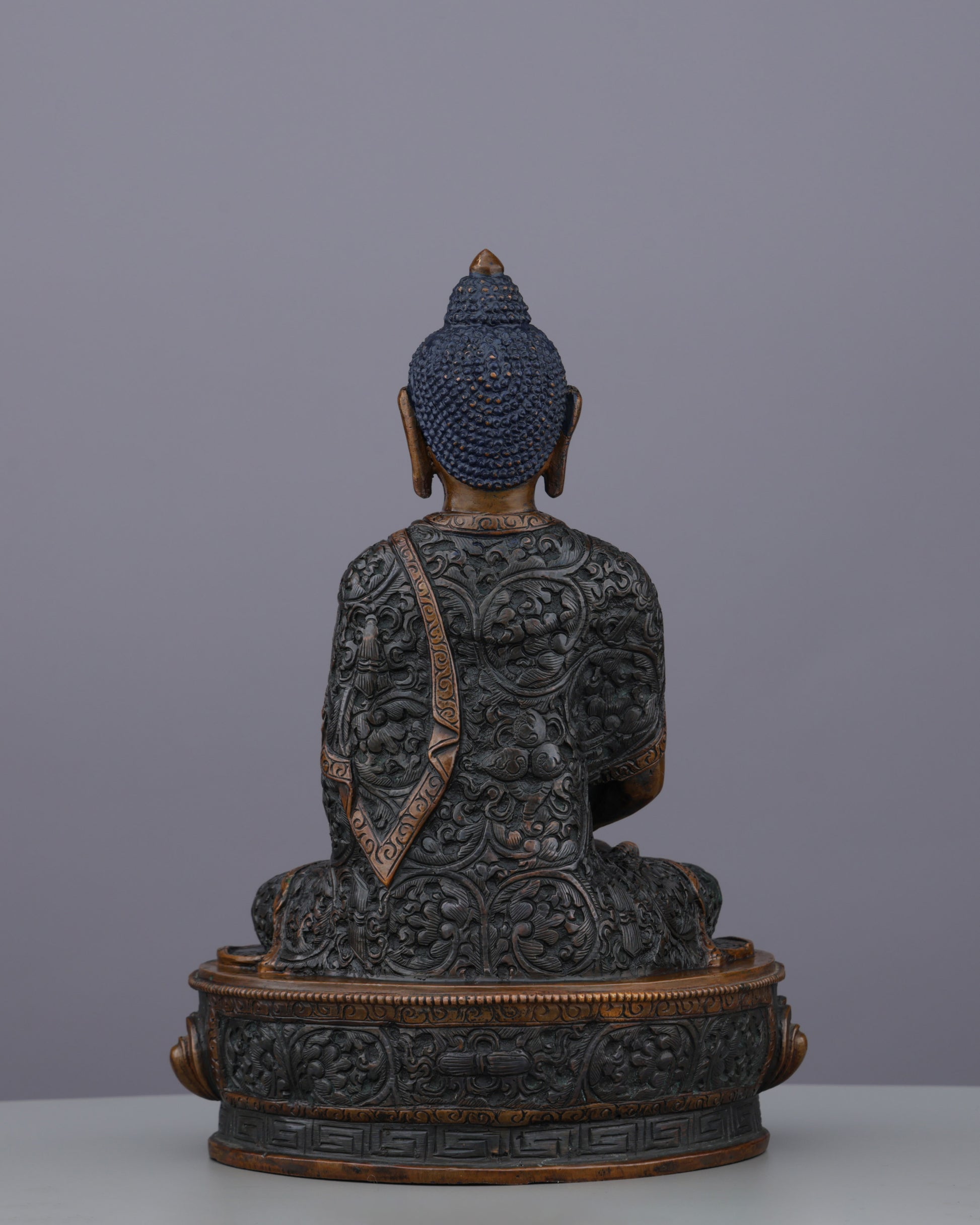 Oxidized Amitabha Buddha Statue | Timeless Gateway to Infinite Light - Authentic Handcrafted Statue