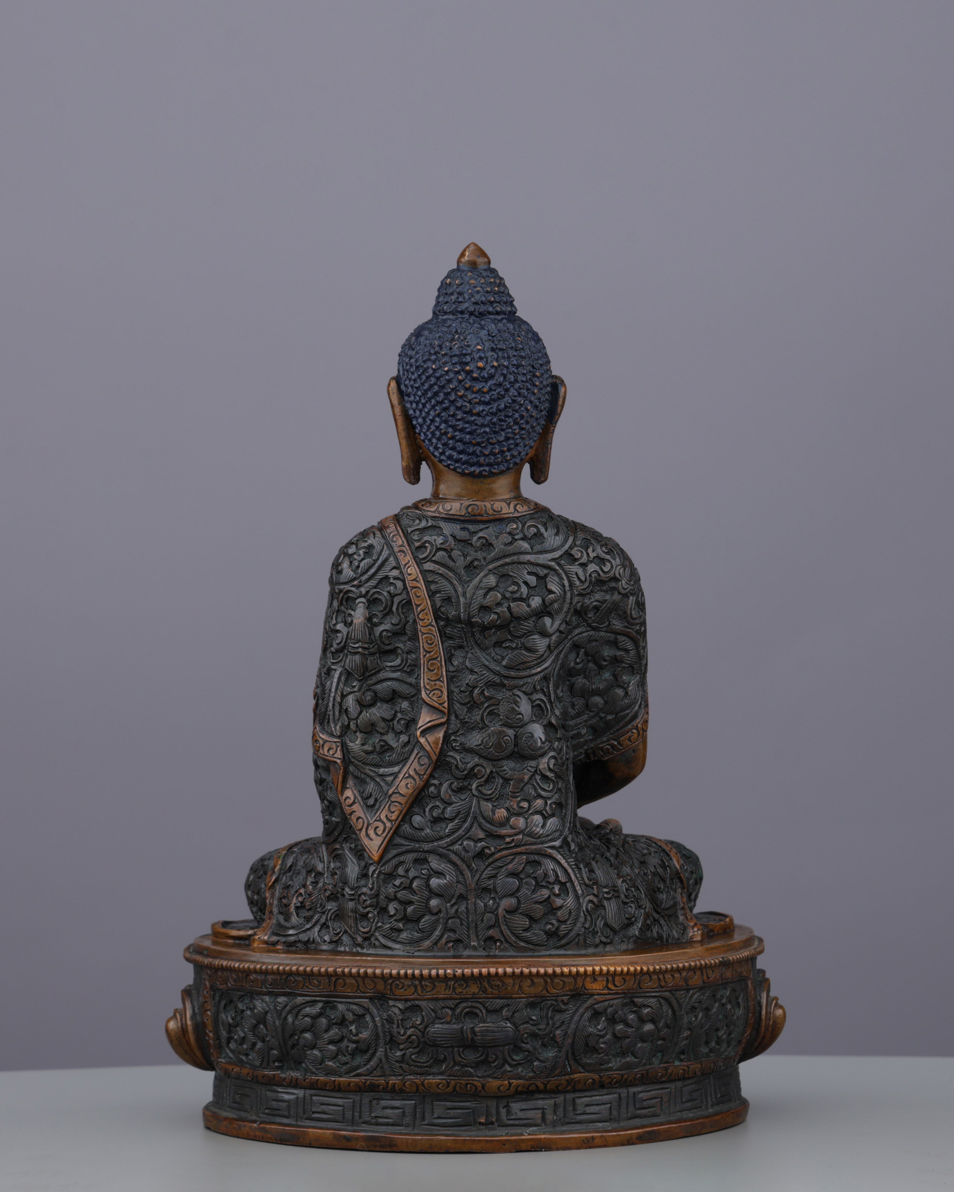 Oxidized Amitabha Buddha Statue | Timeless Gateway to Infinite Light