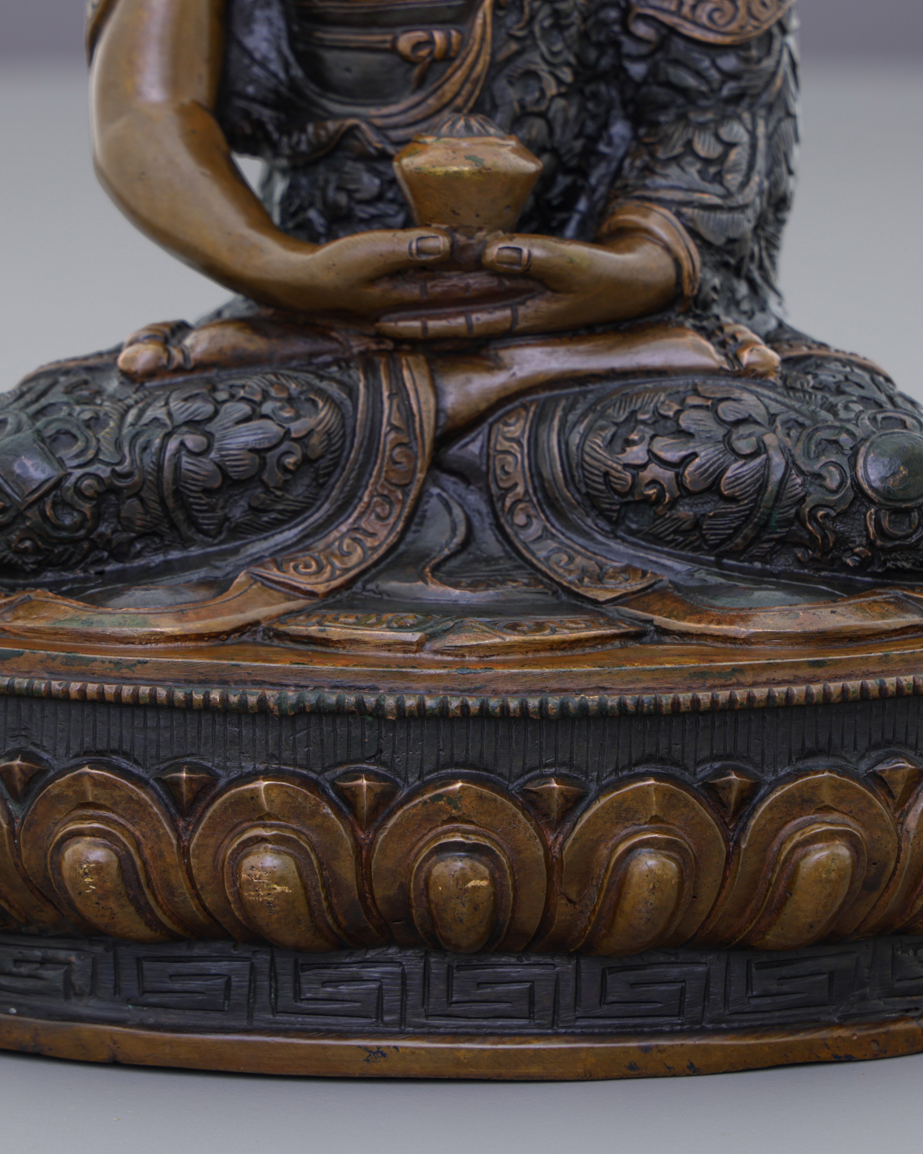 Oxidized Amitabha Buddha Statue | Timeless Gateway to Infinite Light