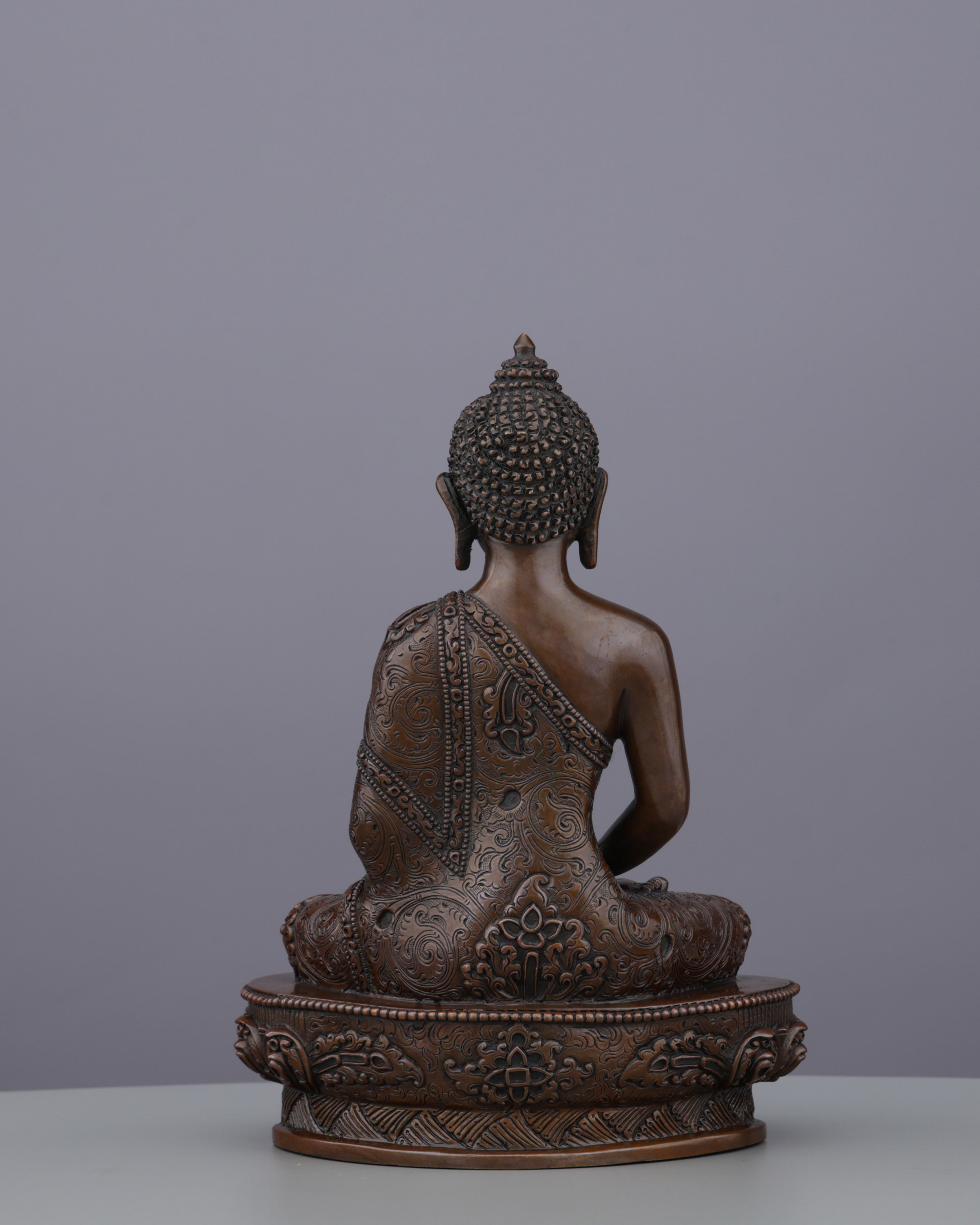 Oxidized Amitabha Buddha Statue | Eternal Serenity in Sacred Bronze