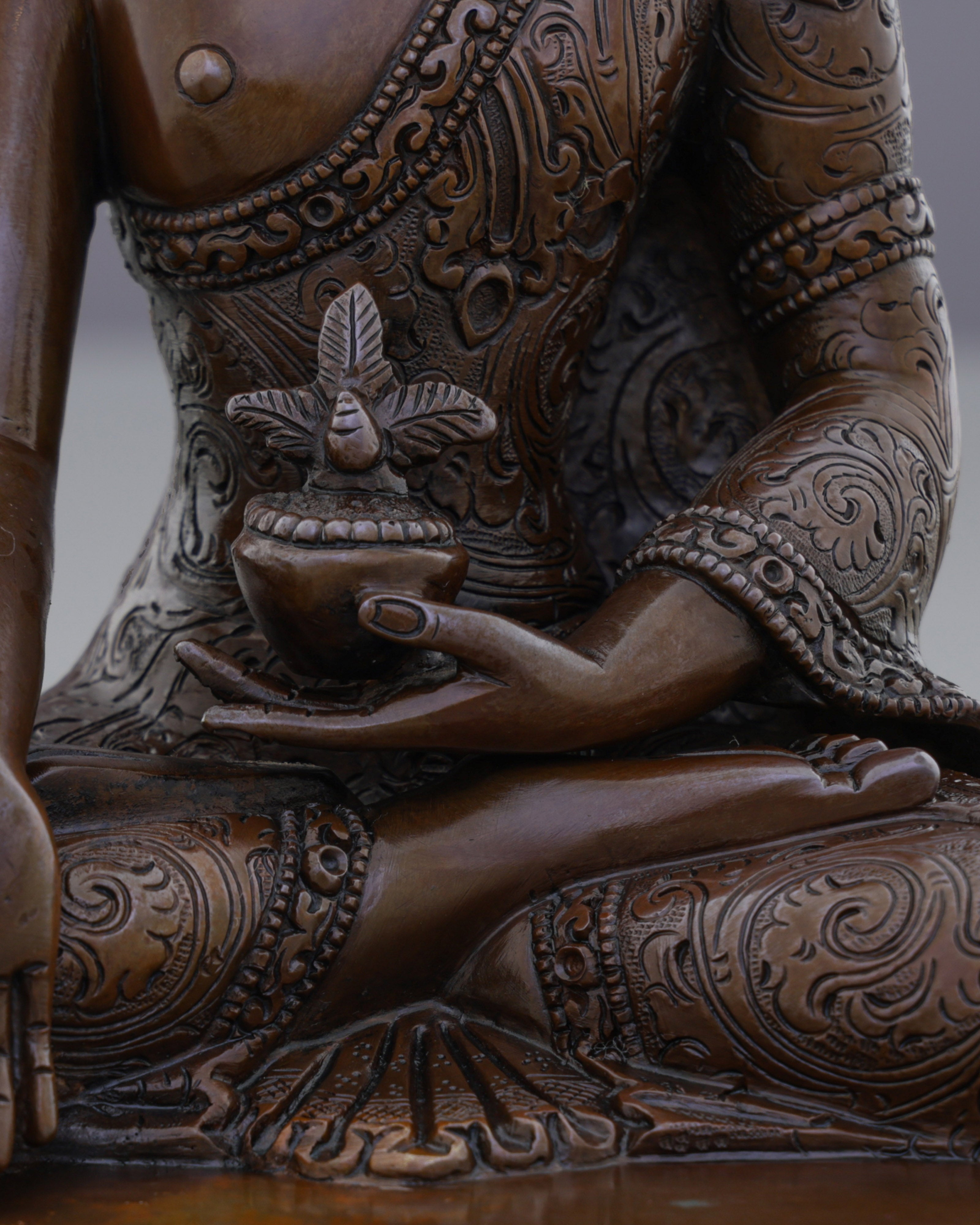 Oxidized Medicine Buddha Statue | Divine Healer of Body, Mind, and Spirit