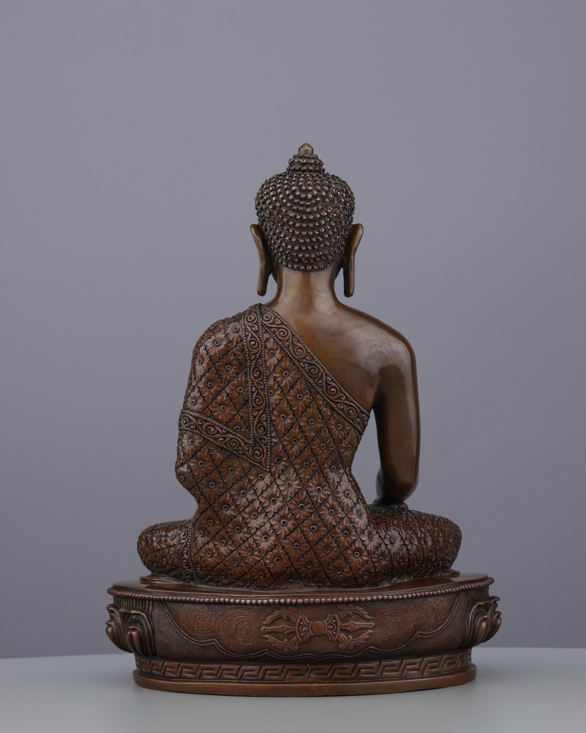 Oxidized Sakyamuni Buddha Statue | The Enlightened One's Timeless Presence - Authentic Handcrafted Statue