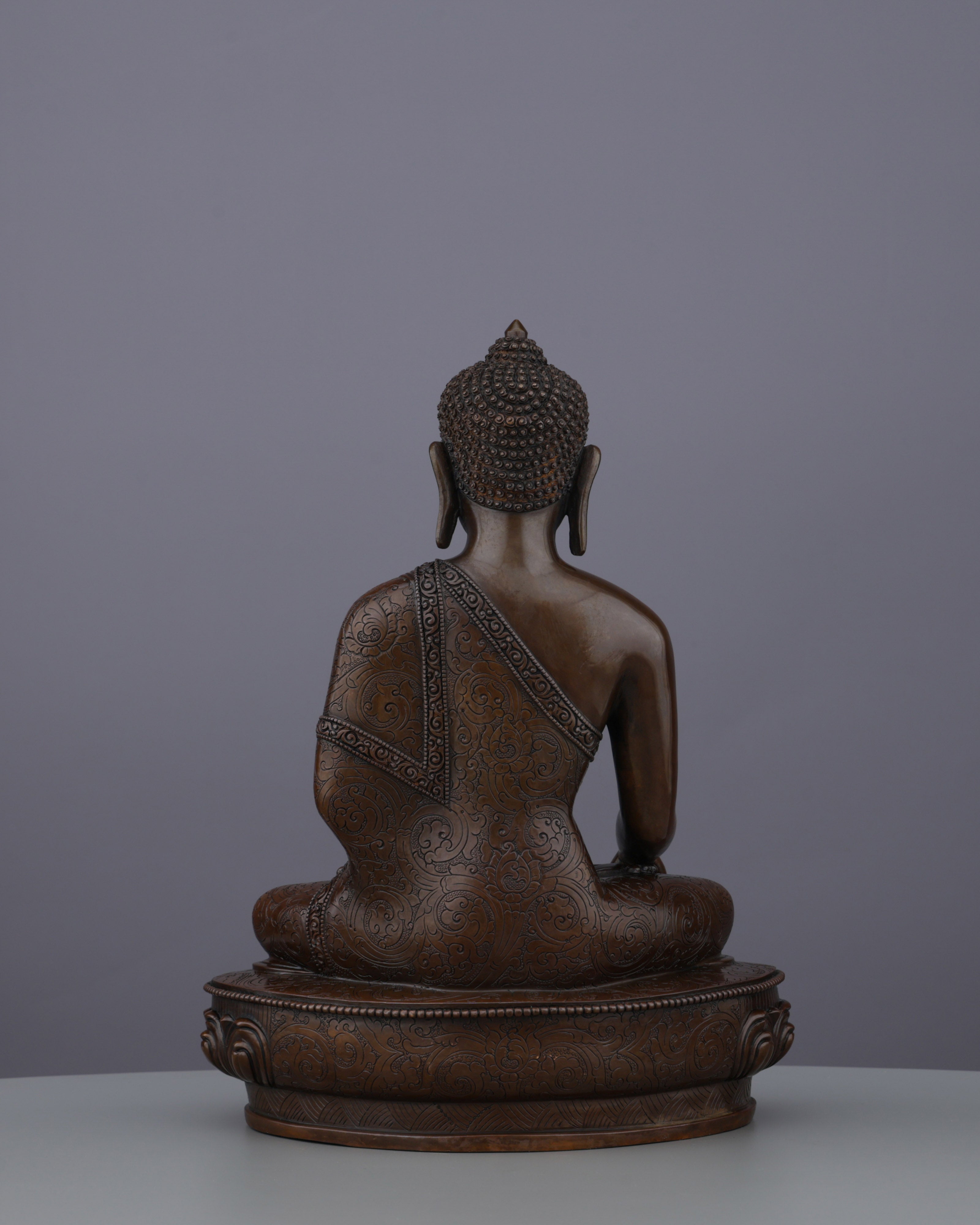 Oxidized Sakyamuni Buddha Statue | Radiant Embodiment of Enlightenment