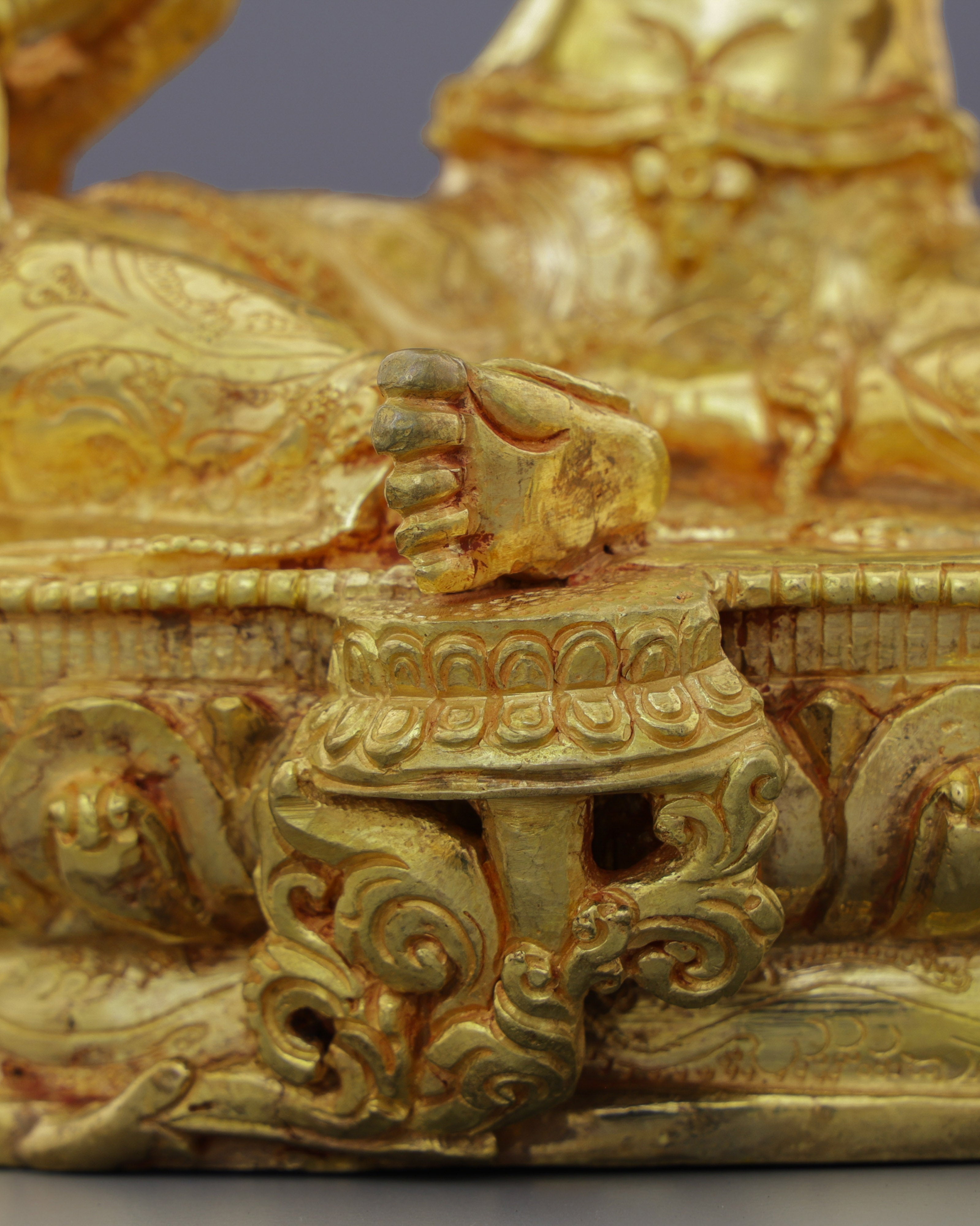 Radiant Green Tara Statue | Divine Mother of Swift Compassion in Pure Gold