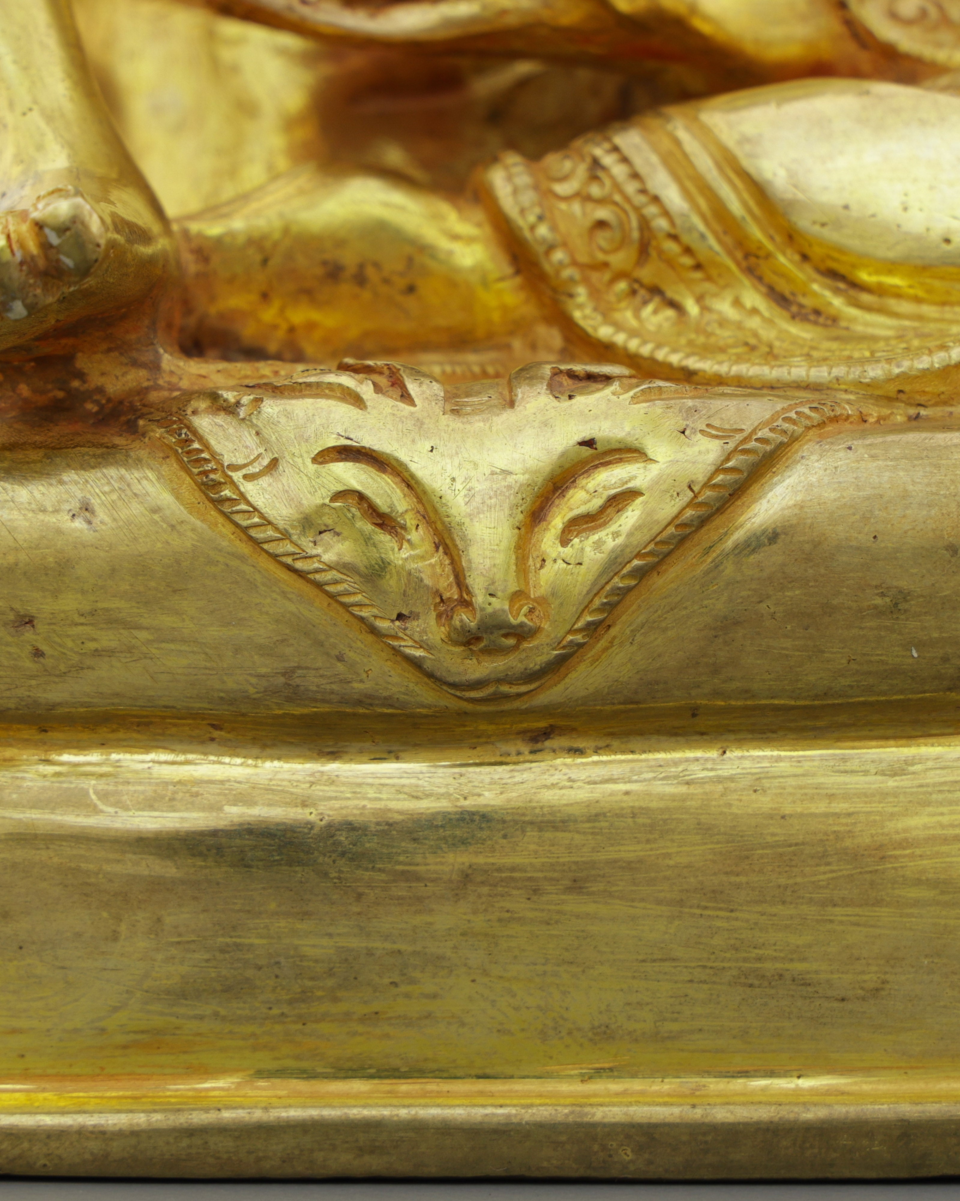 Exquisite 24K Gold Gilded Milarepa Statue | Tibet's Greatest Yogi and Poet Saint