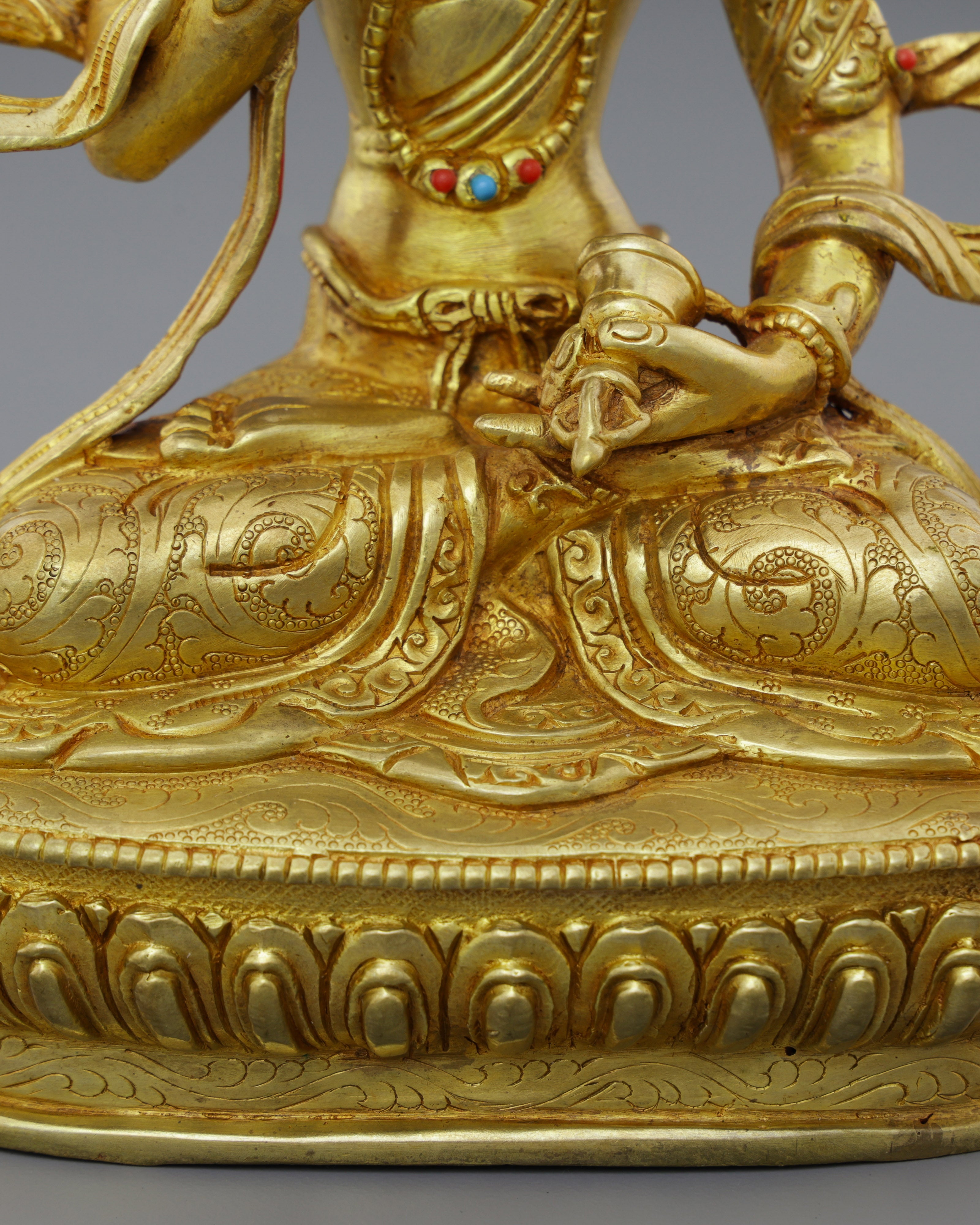 Eternal Purity | The 24K Gold-Gilded Vajrasattva Statue from Nepal