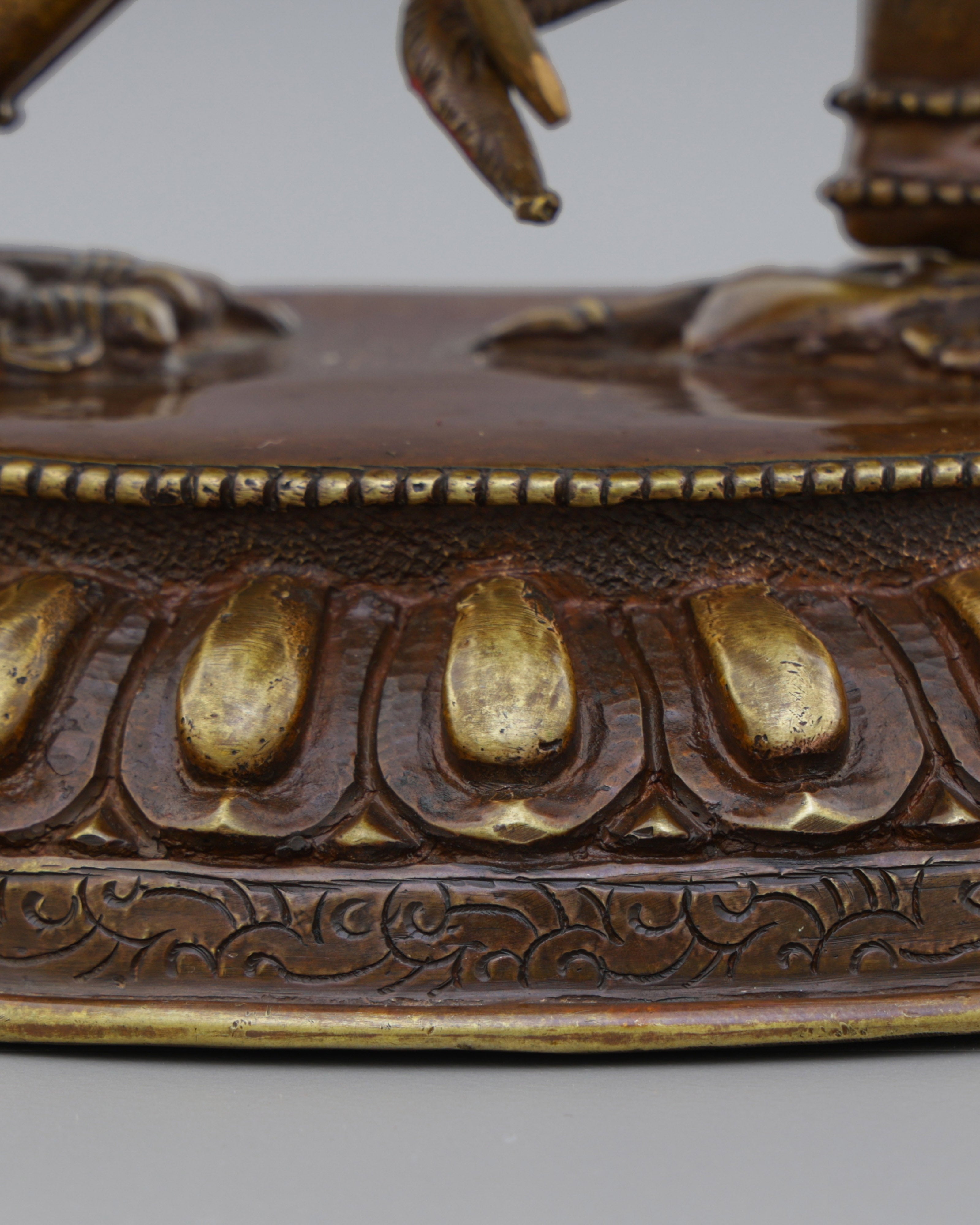 Chakrasamvara Statue | Sacred Union of Bliss and Emptiness in Oxidized Splendor