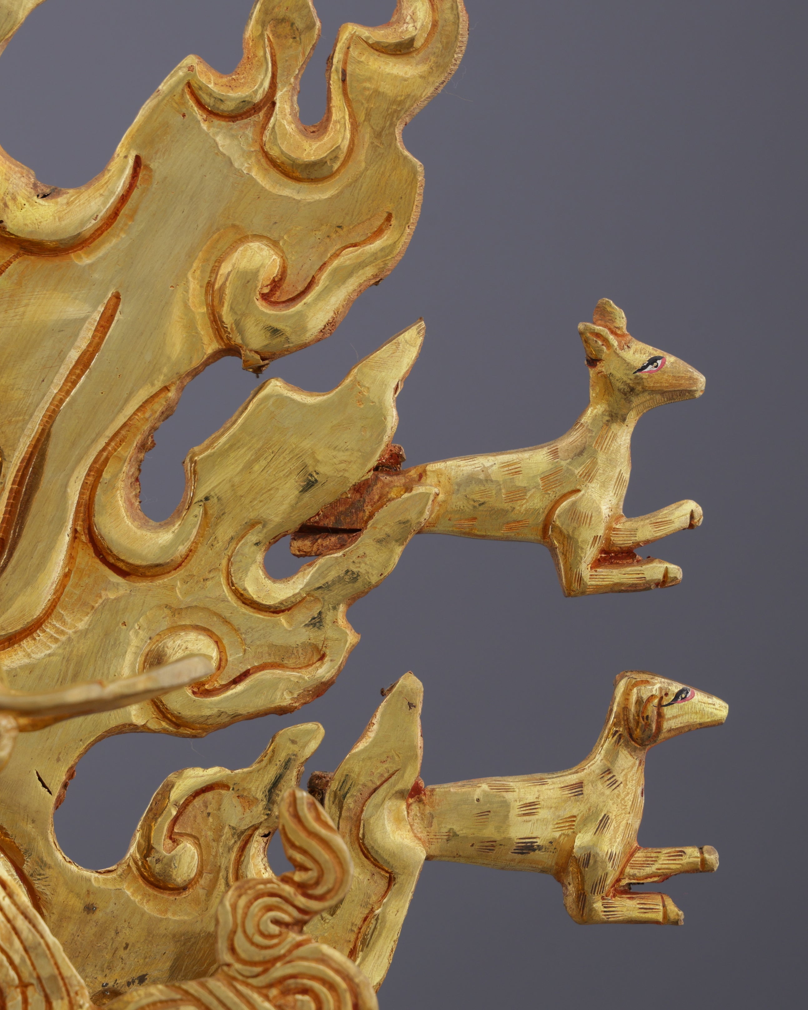 Sakya Mahakala Statue | Golden Guardian of Dharma in Fierce Compassionate Glory