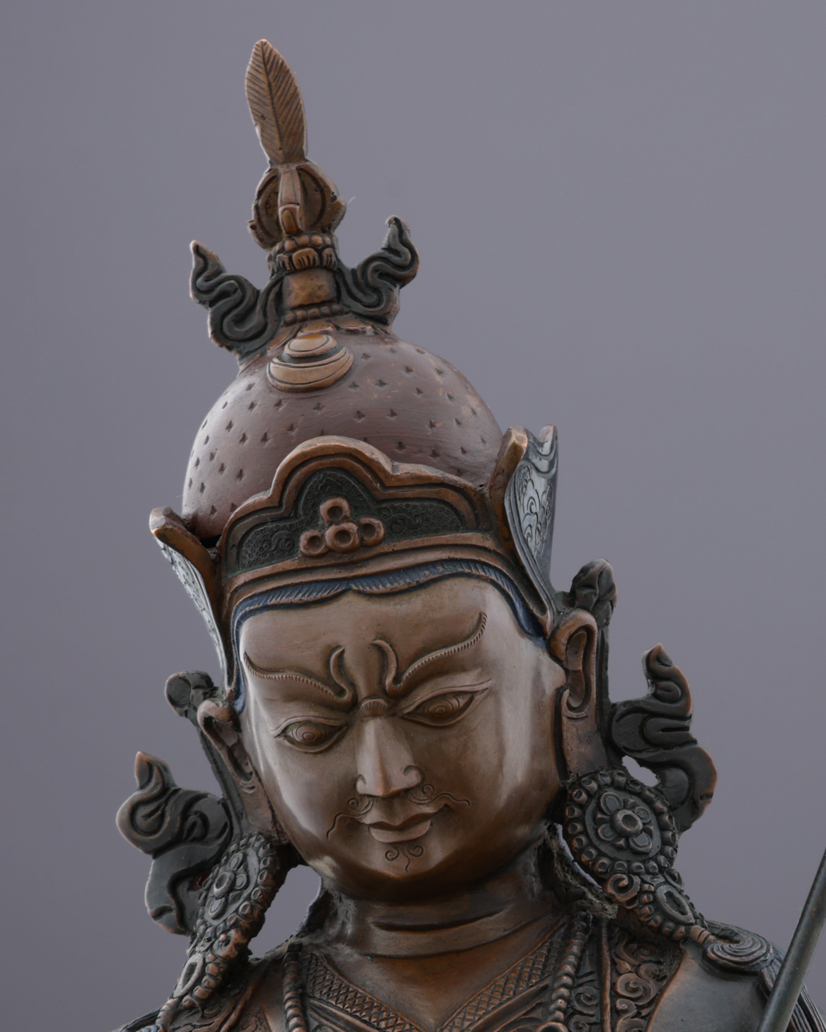 Guru Rinpoche Statue | The Lotus-Born Master in Sacred Bronze