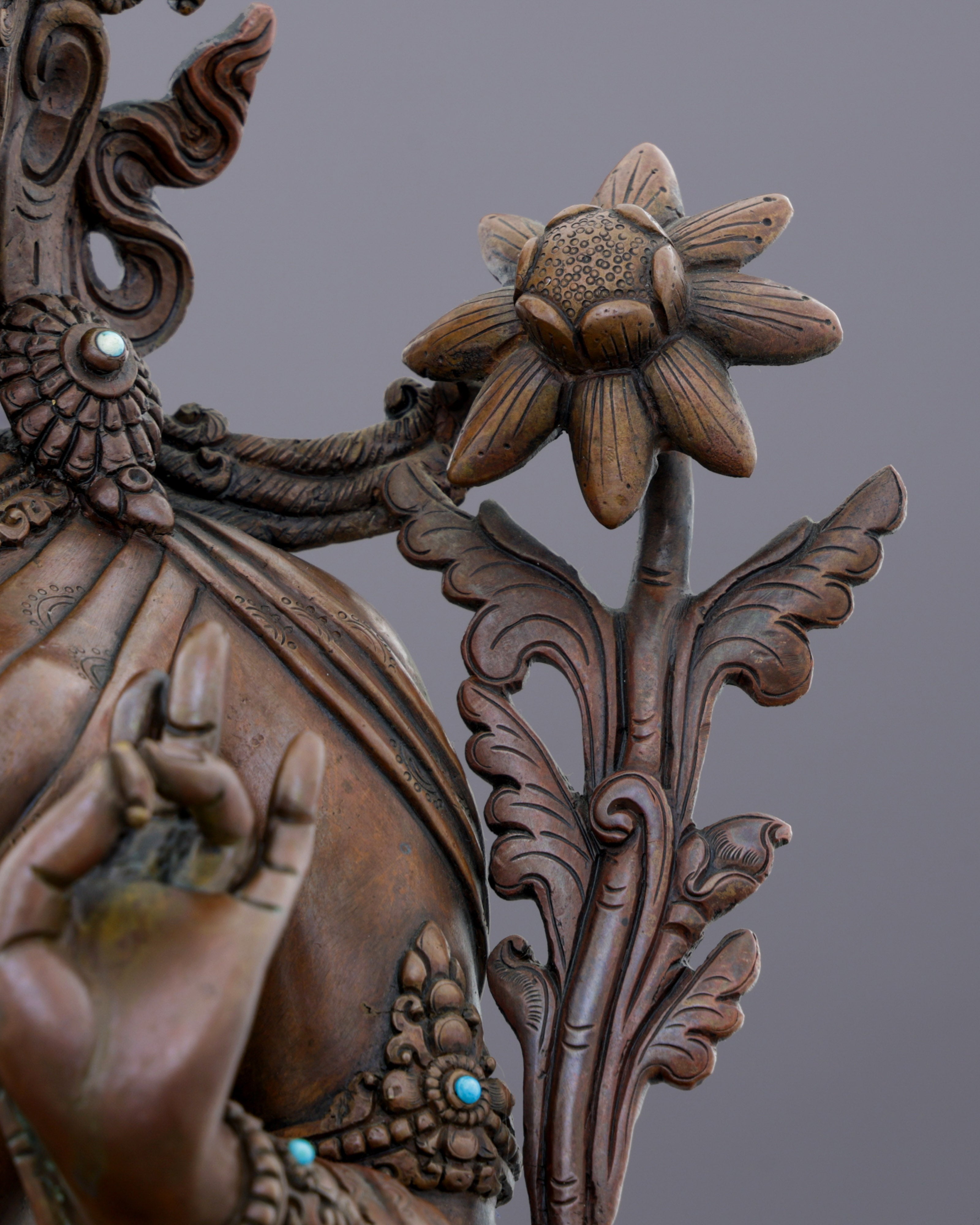Green Tara Statue | Swift Liberator of Compassion in Sacred Bronze