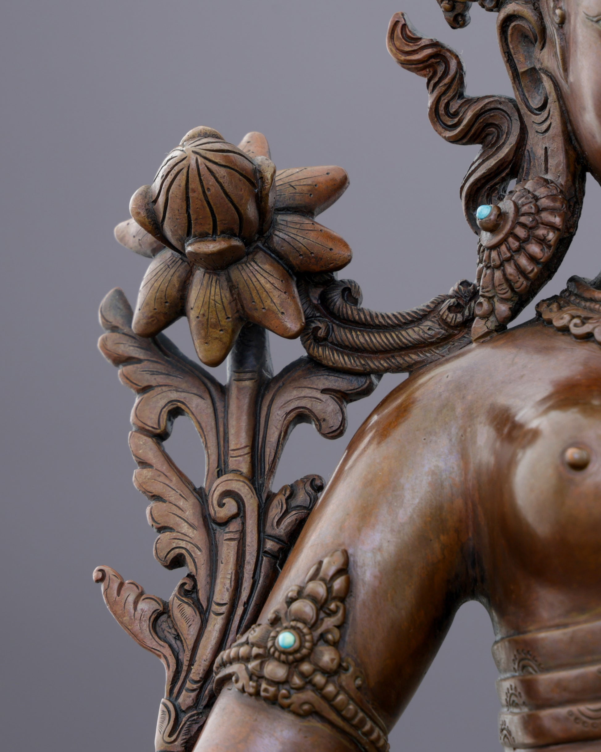 Green Tara Statue | Swift Liberator of Compassion in Sacred Bronze - Authentic Handcrafted Statue