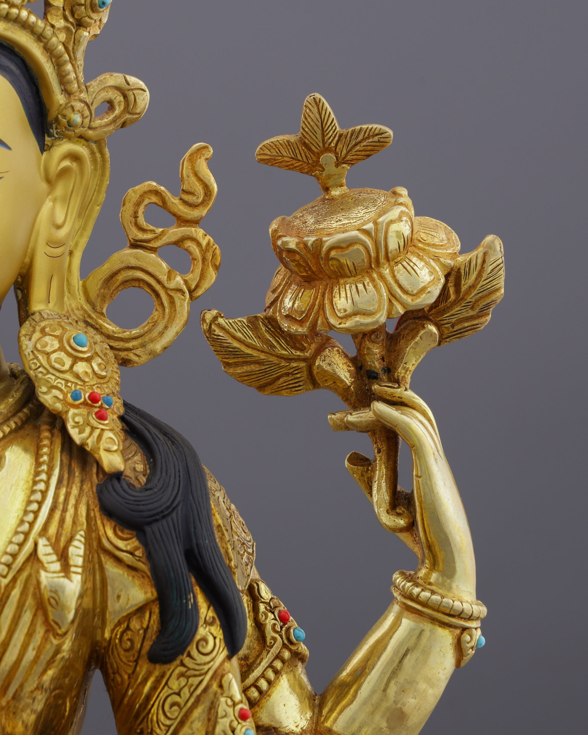 Chengresi Statue | The Golden Embodiment of Infinite Compassion - Authentic Handcrafted Statue