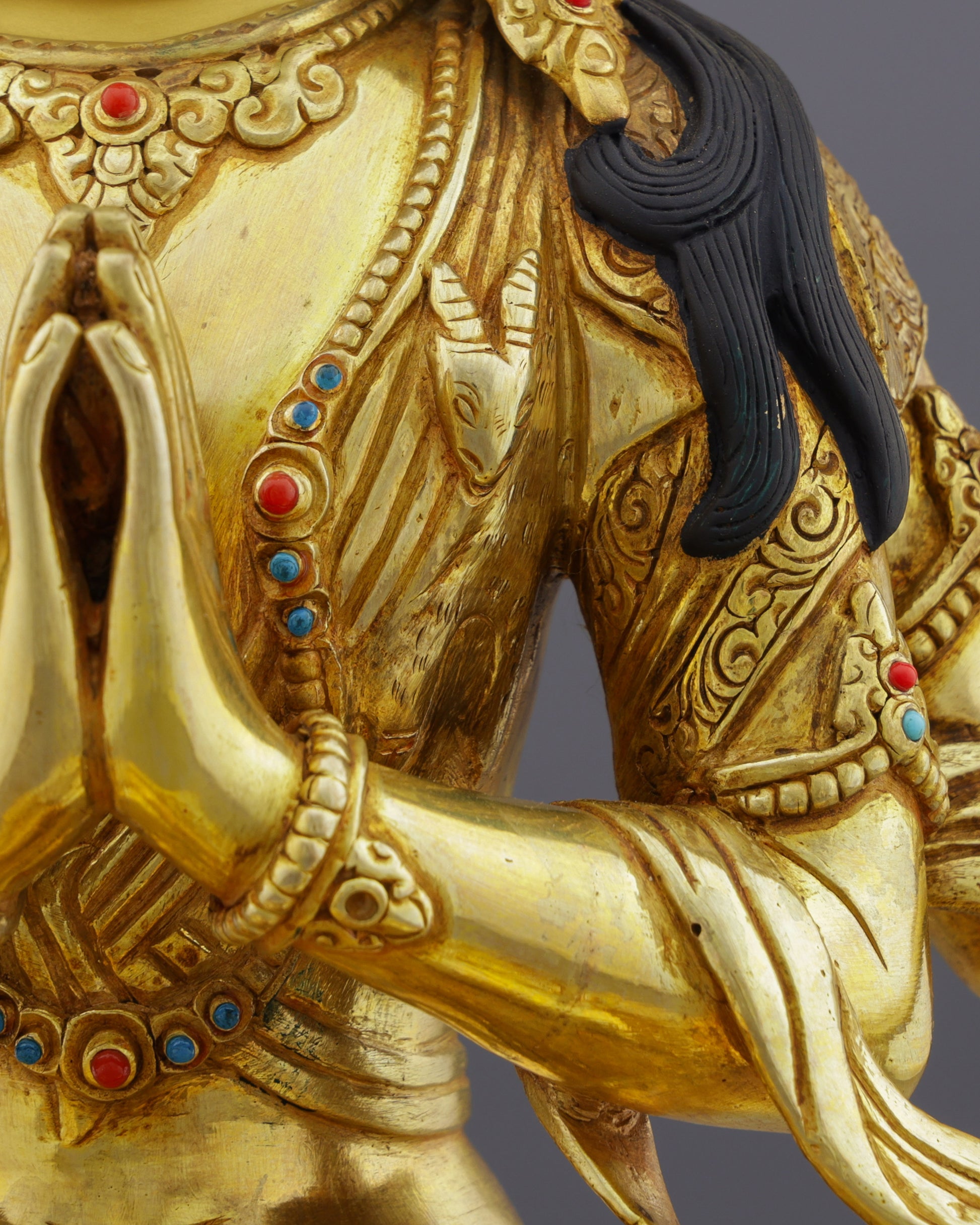 Chengresi Statue | The Golden Embodiment of Infinite Compassion - Authentic Handcrafted Statue