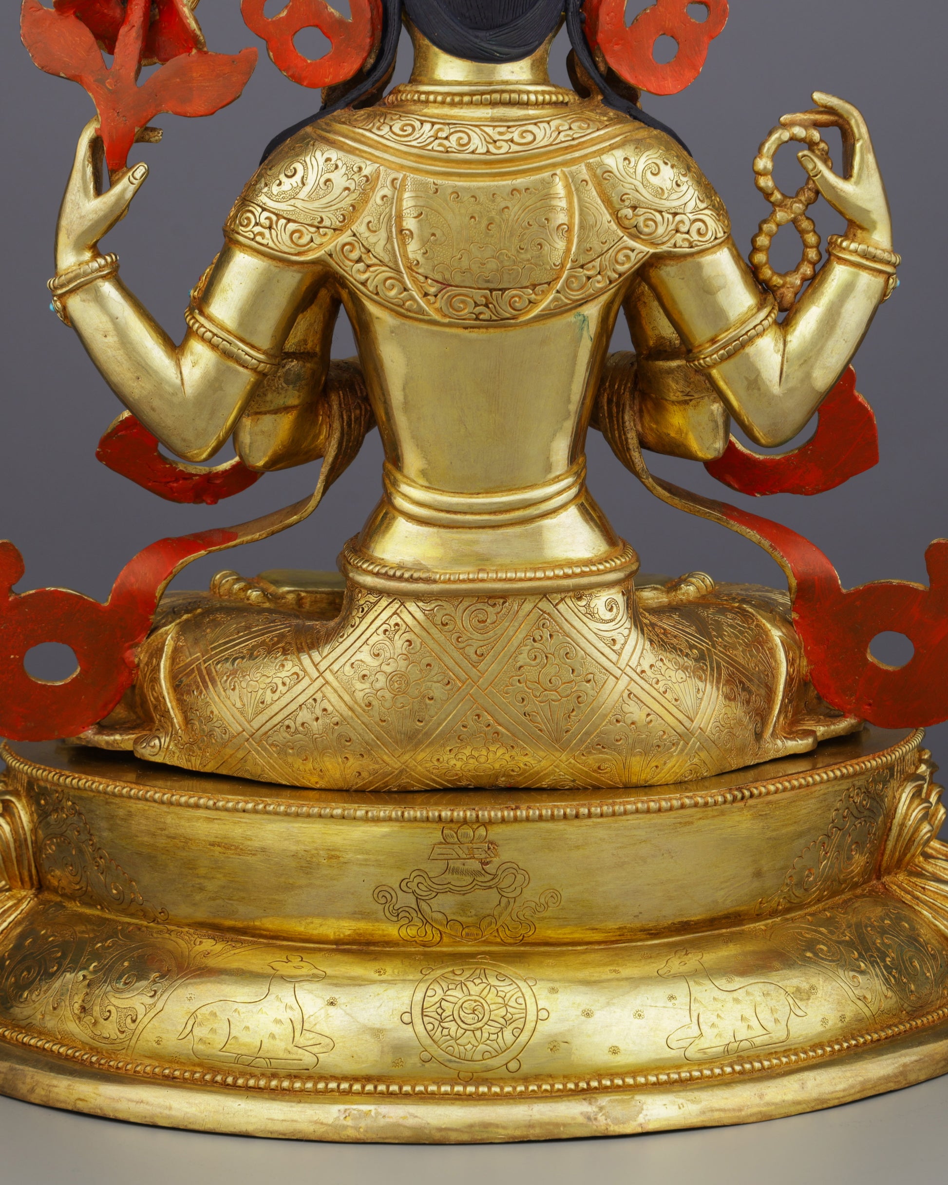 Chengresi Statue | The Golden Embodiment of Infinite Compassion - Authentic Handcrafted Statue