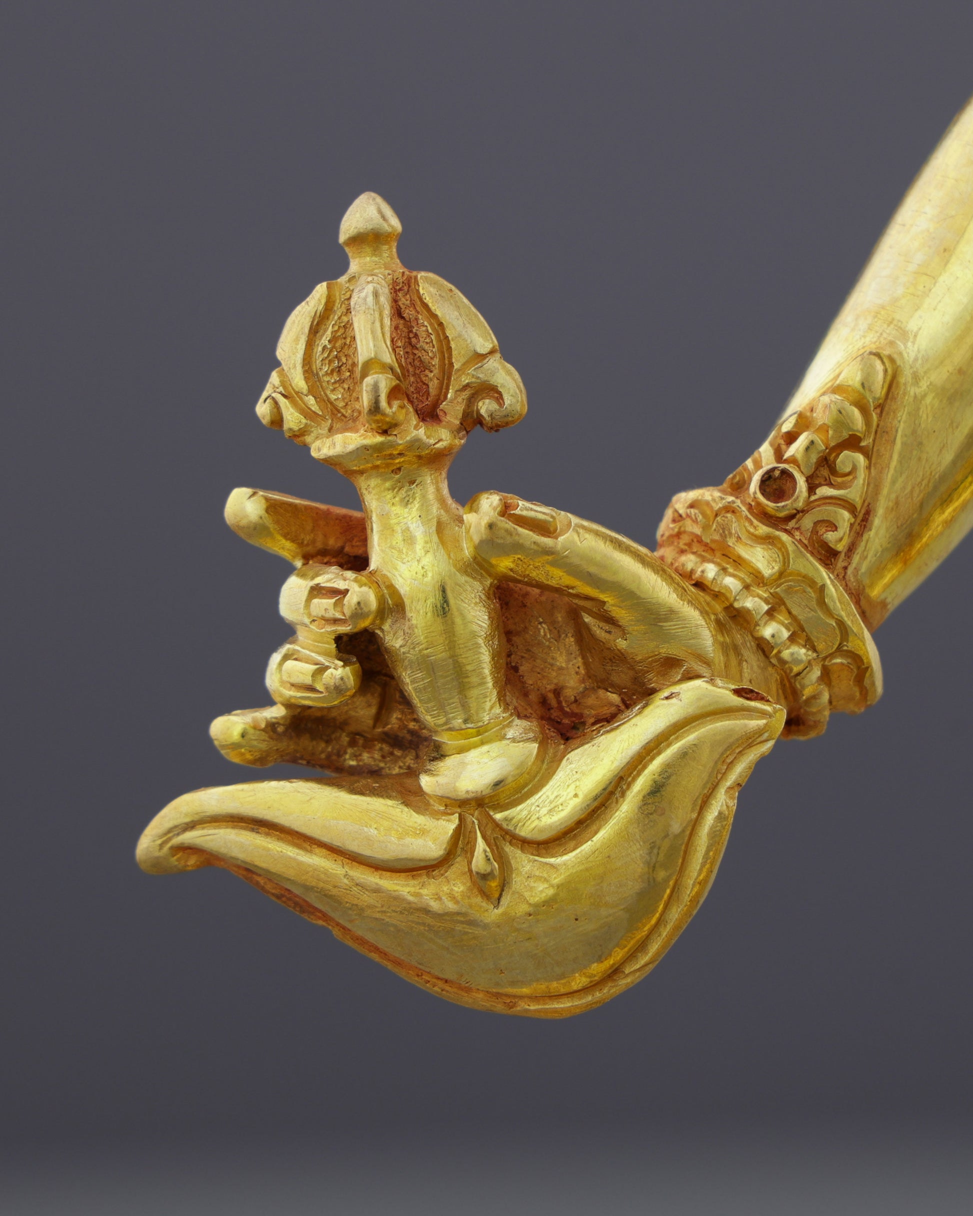 Exquisite Vajrayogini Statue | Embodiment of Blissful Wisdom in Sacred Gold - Authentic Handcrafted Statue