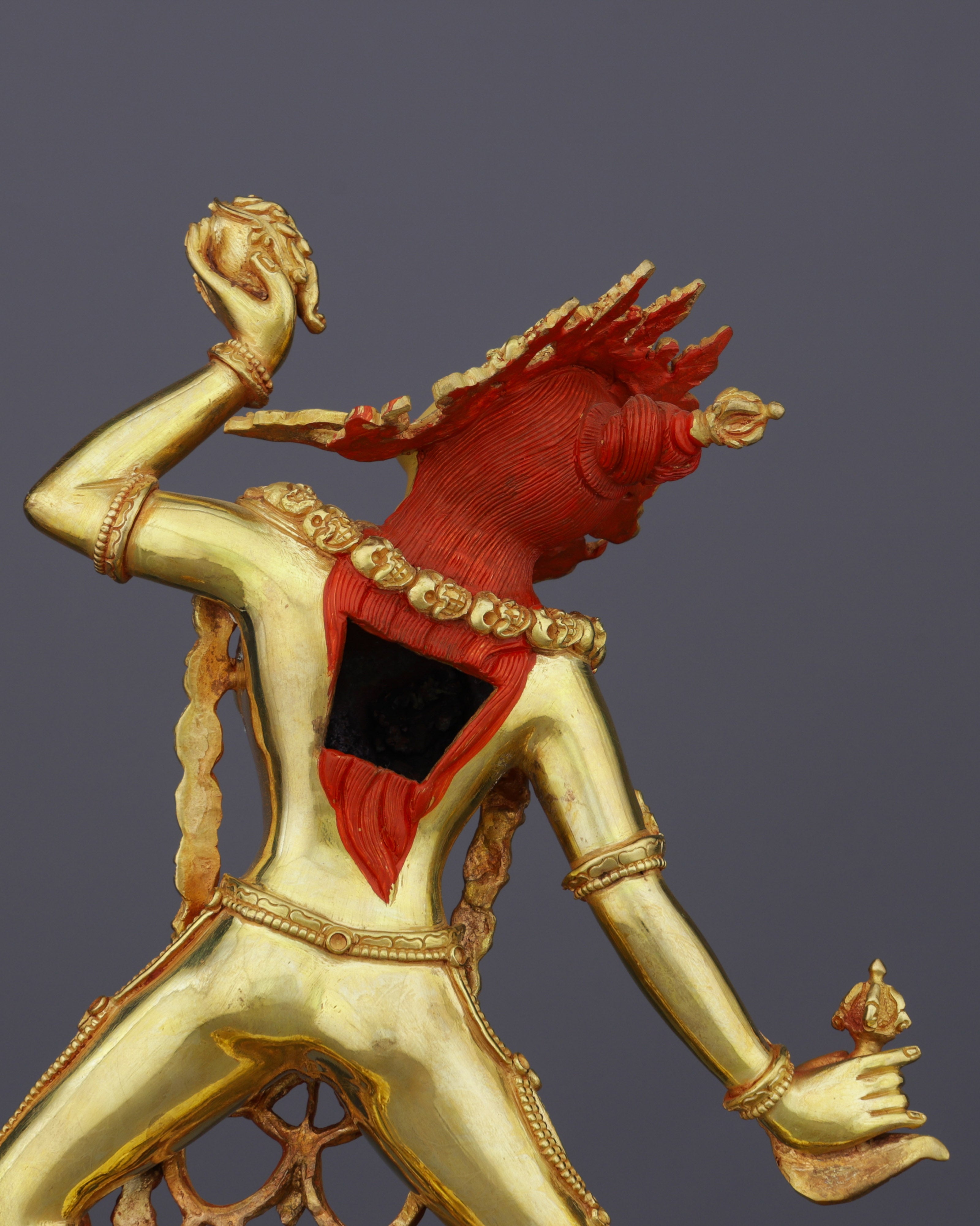 Exquisite Vajrayogini Statue | Embodiment of Blissful Wisdom in Sacred Gold