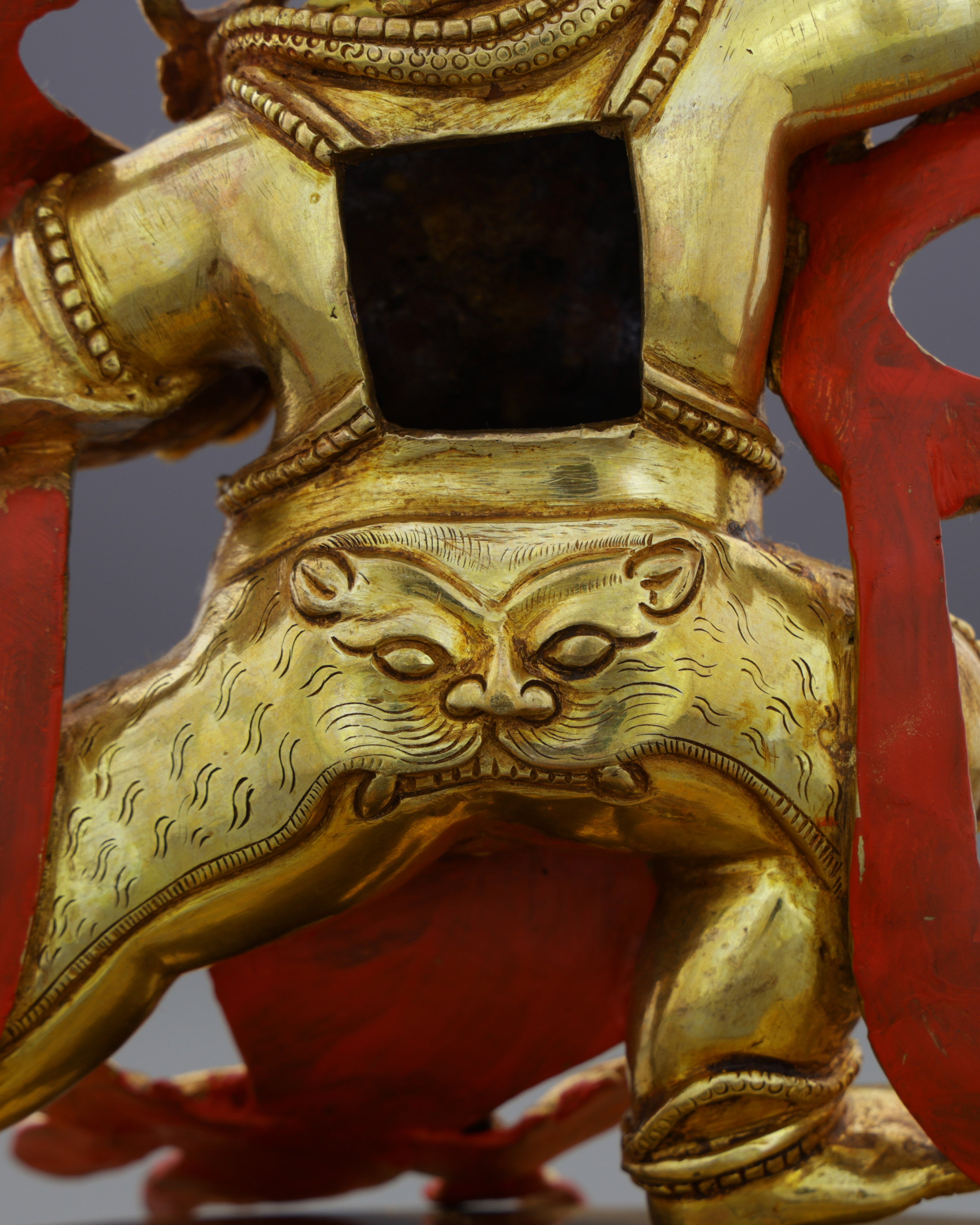 Vajrapani Statue | Divine Protector Embodied in Golden Splendor and Nepalese Artistry