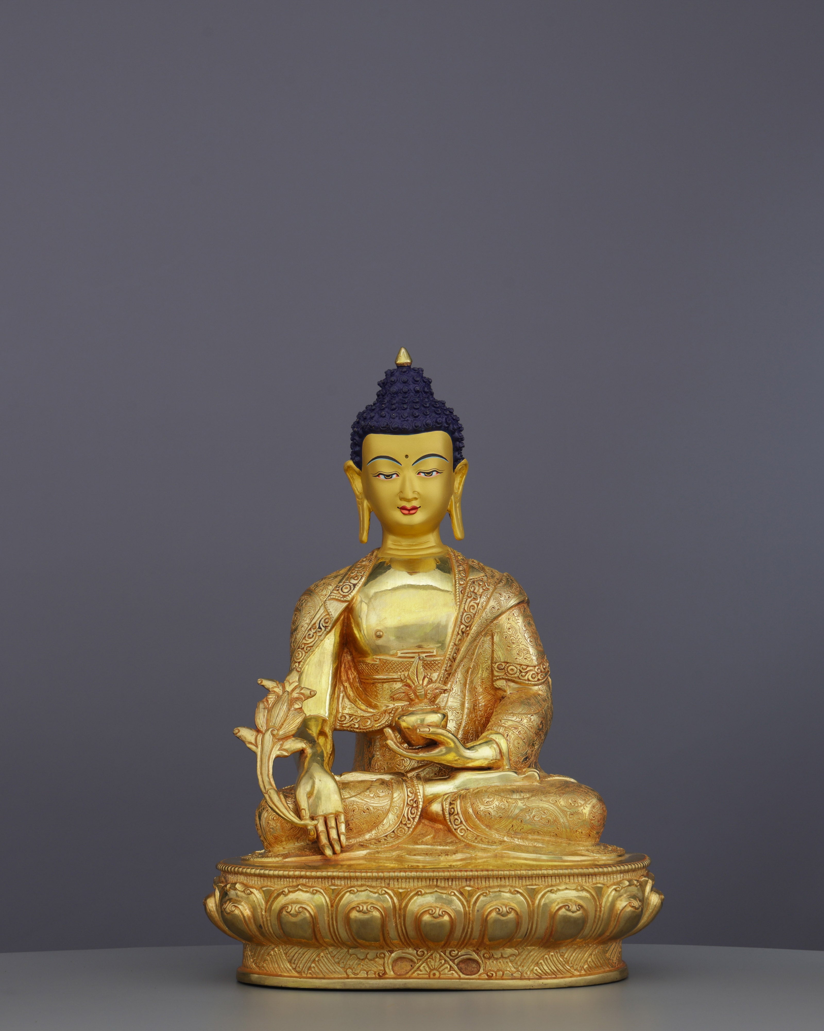 Medicine Buddha | Healing Light Manifested in Sacred Nepalese Artistry