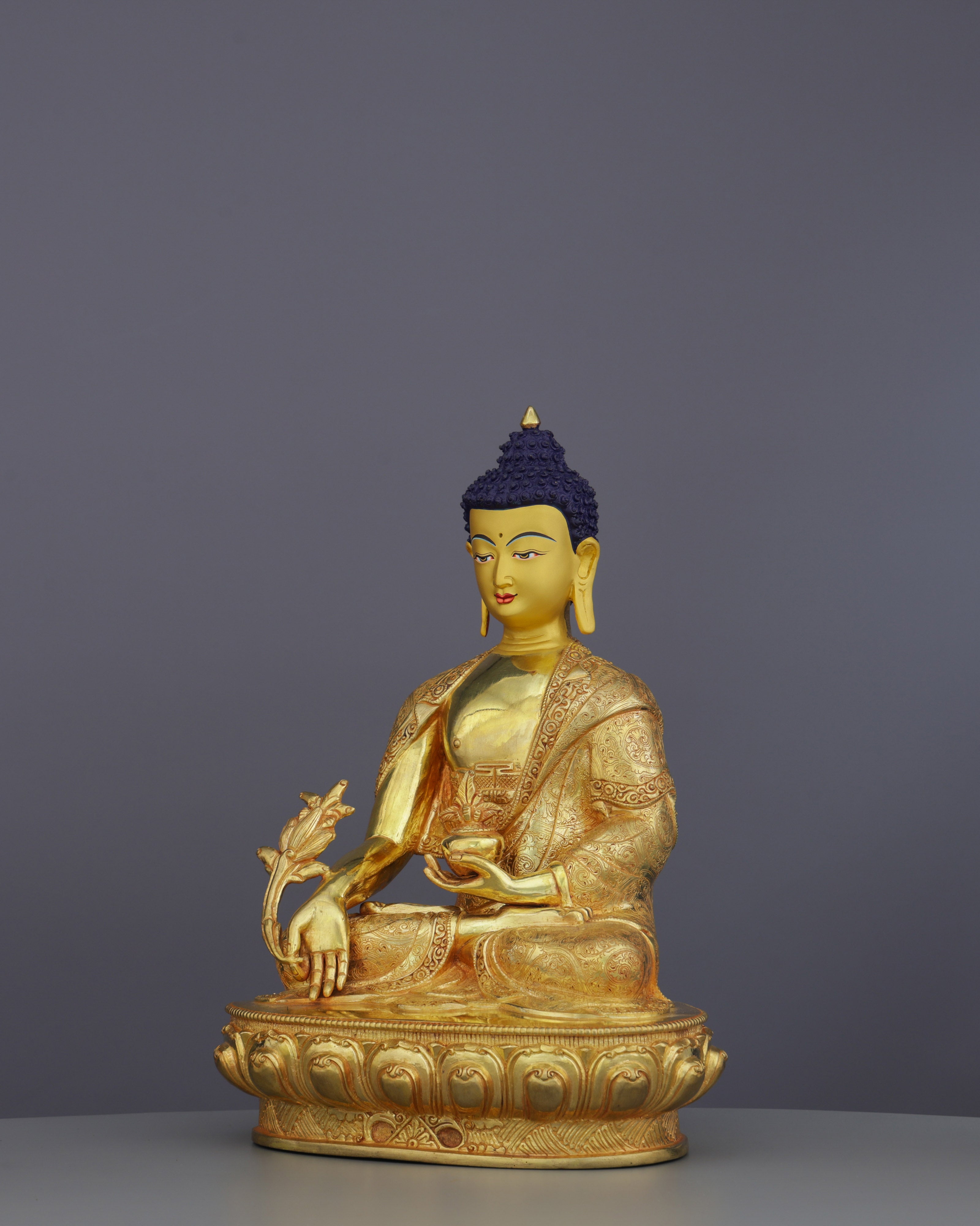 Medicine Buddha | Healing Light Manifested in Sacred Nepalese Artistry