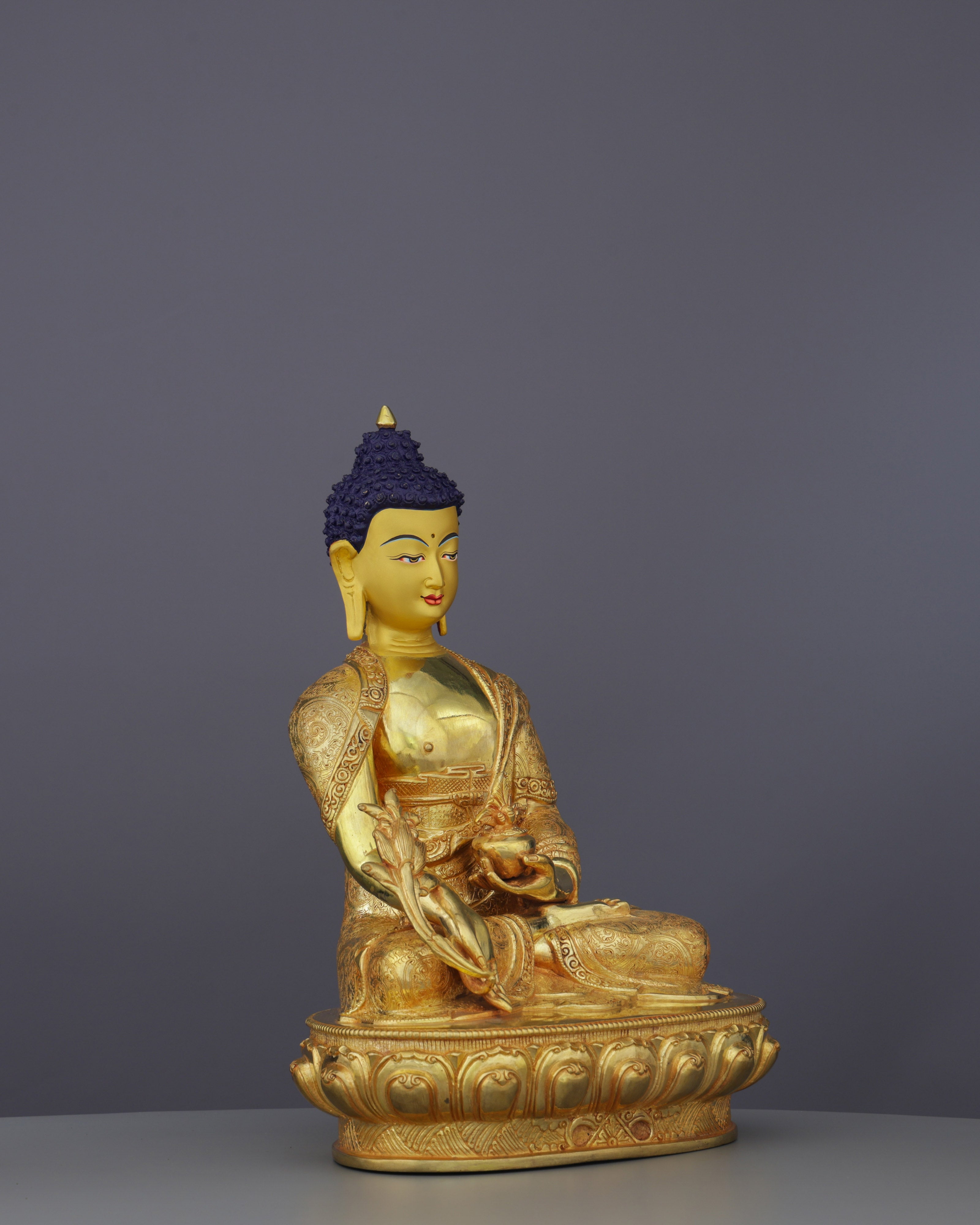 Medicine Buddha | Healing Light Manifested in Sacred Nepalese Artistry