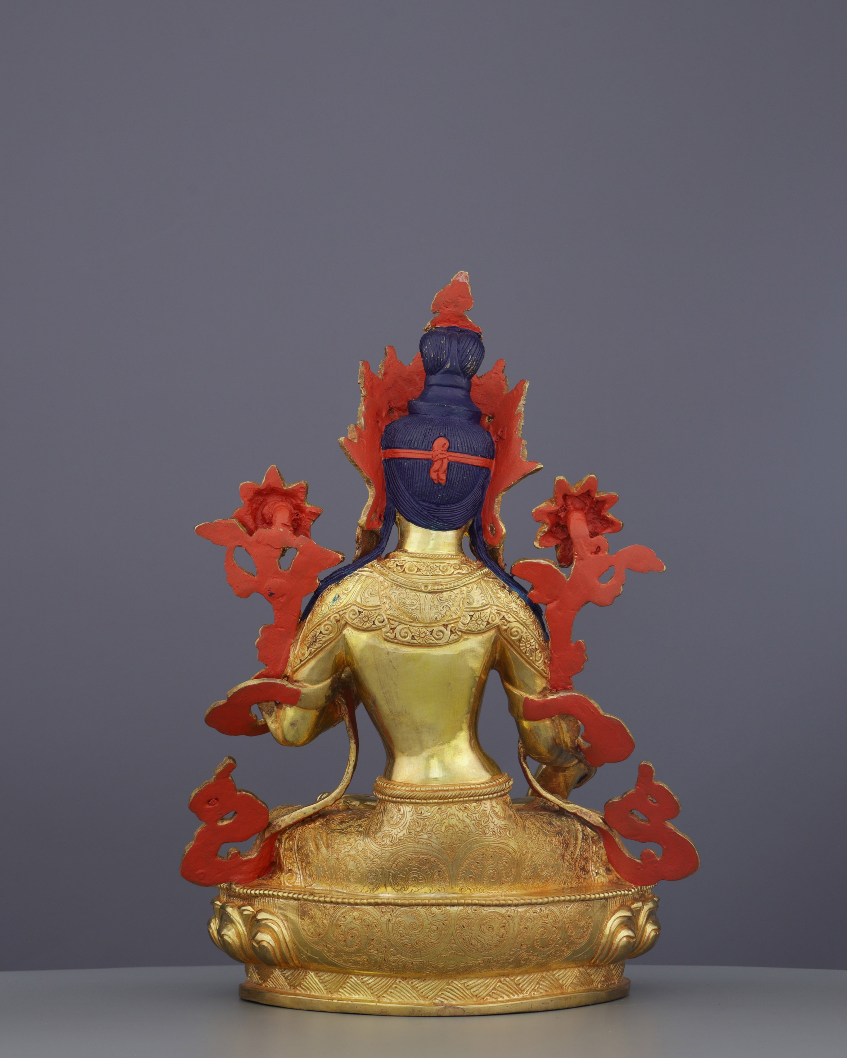 White Tara | Divine Mother of Compassion in Exquisite Nepalese Golden Splendor