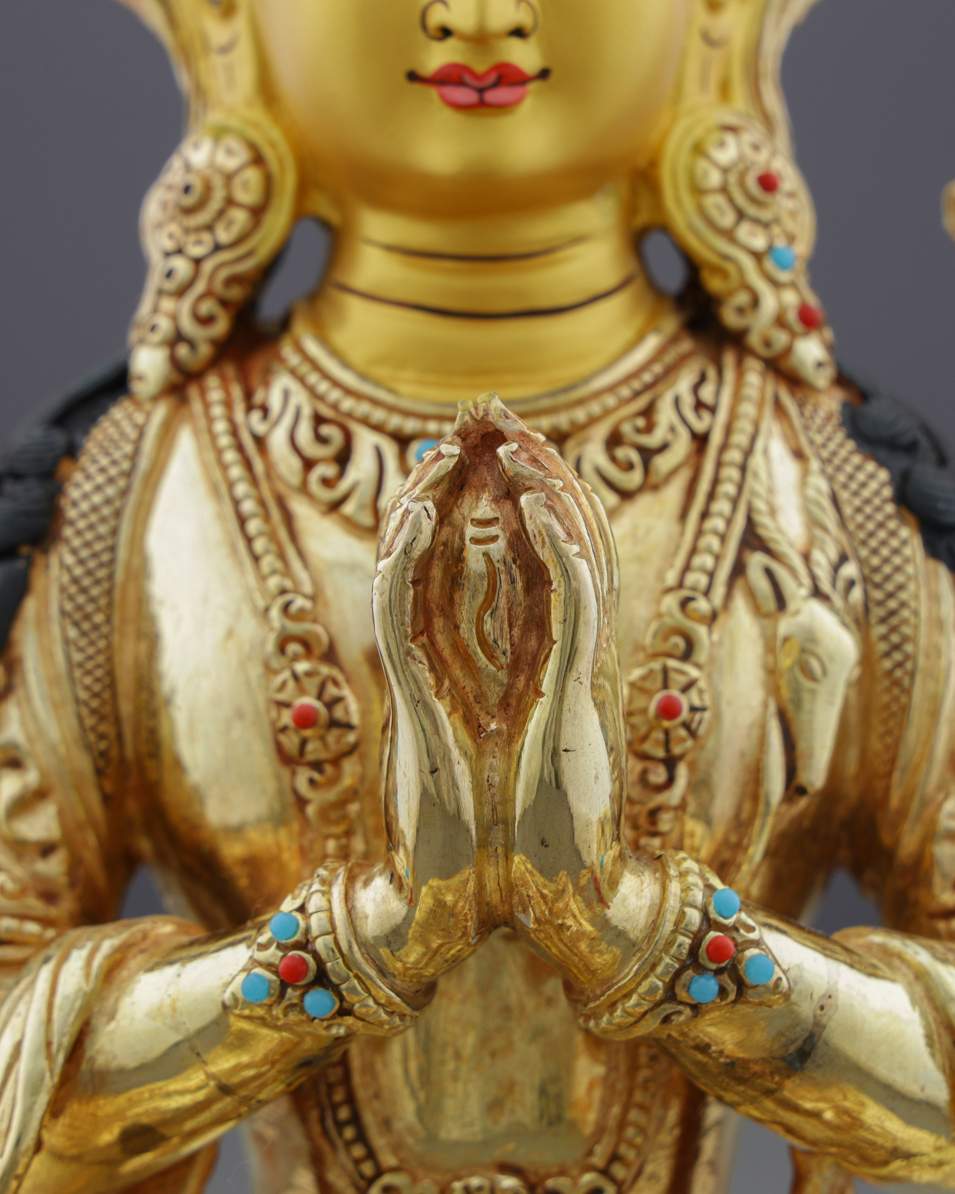 Chengresi | Divine Embodiment of Infinite Compassion in Pure Gold
