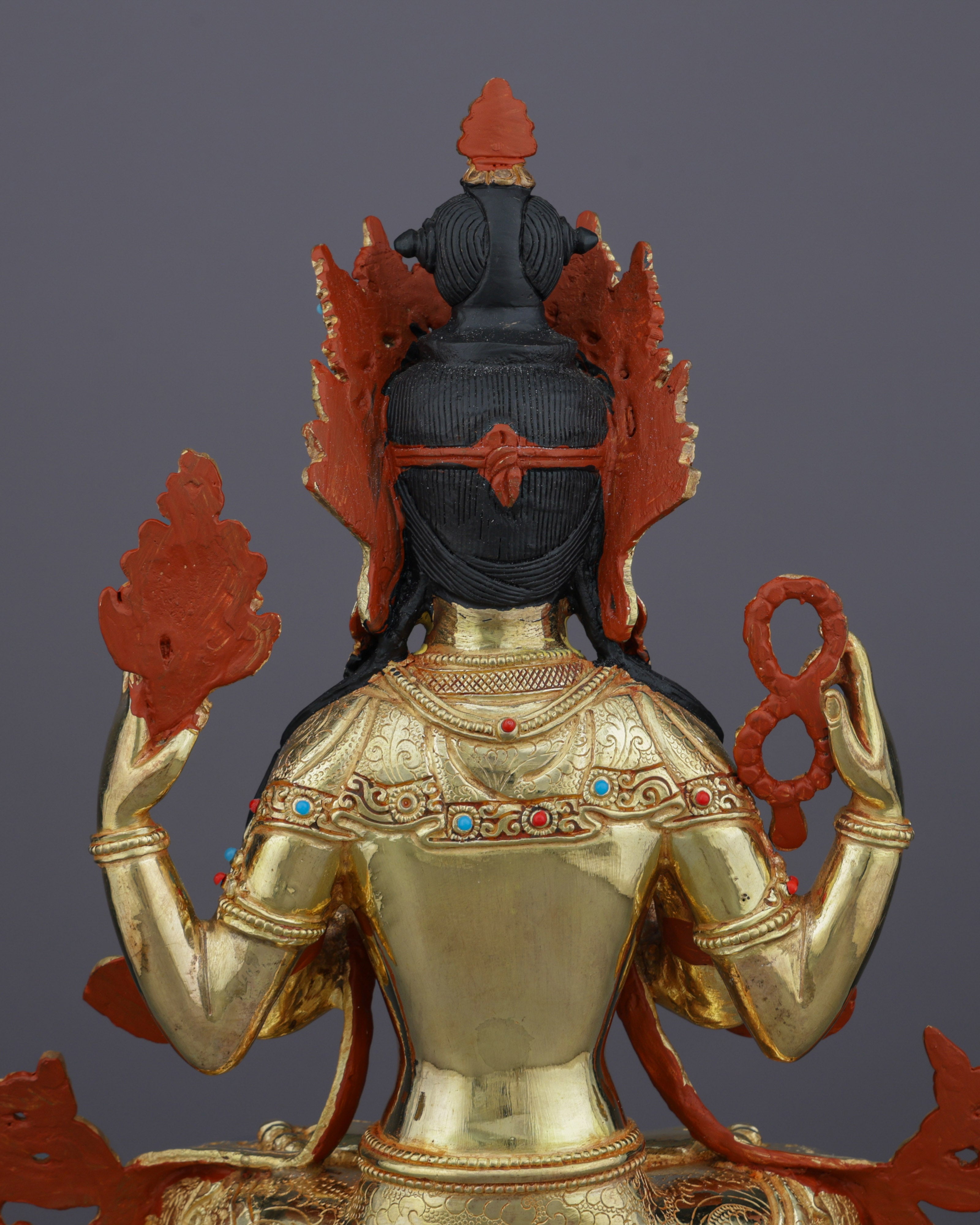 Chengresi | Divine Embodiment of Infinite Compassion in Pure Gold
