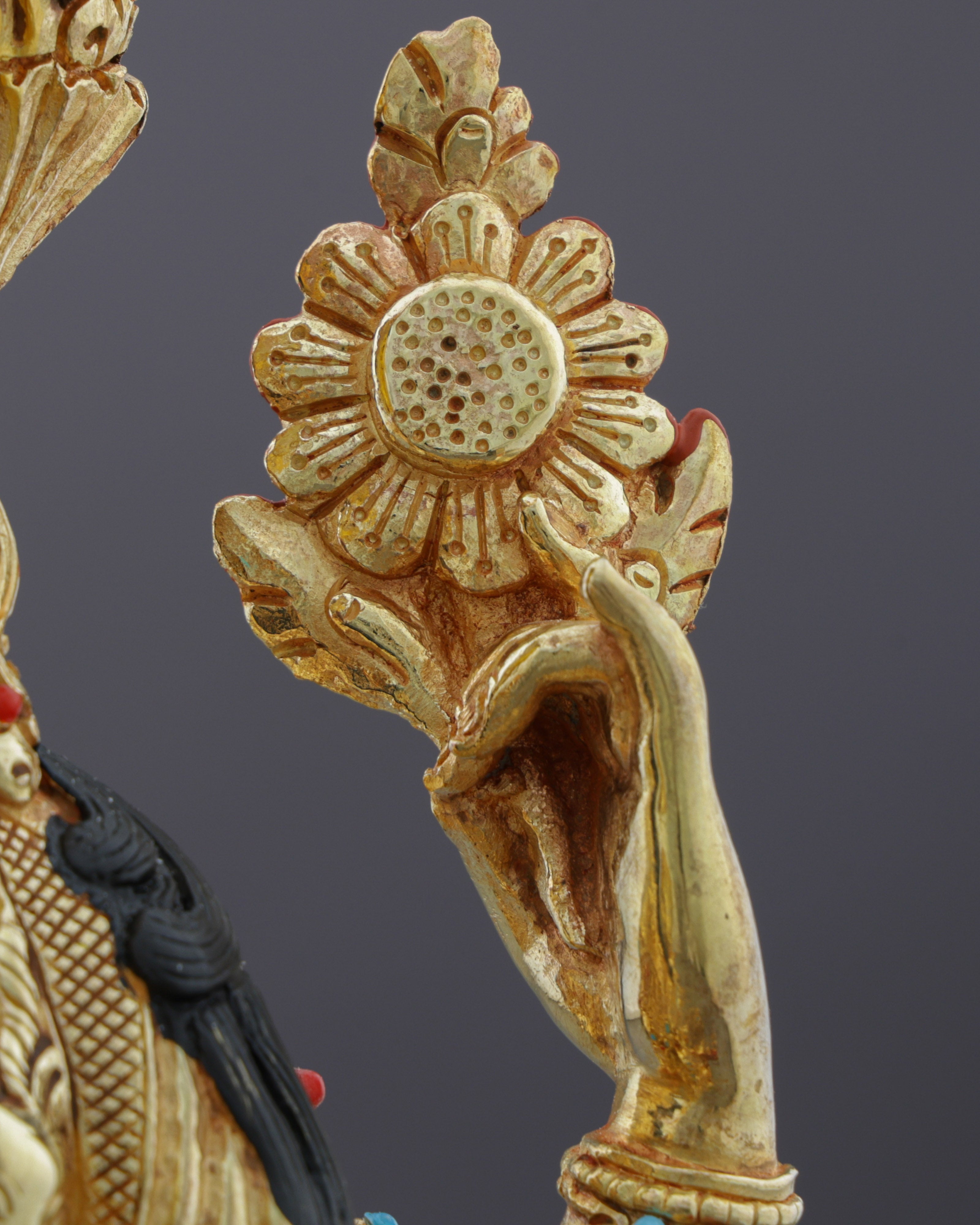 Chengresi | Divine Embodiment of Infinite Compassion in Pure Gold