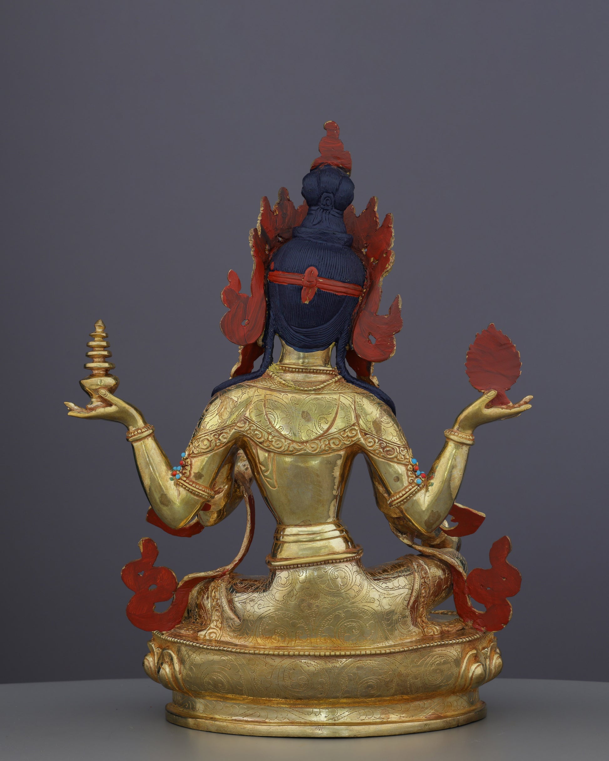 Laxmi | Golden Goddess of Abundance and Divine Prosperity - Authentic Handcrafted Statue
