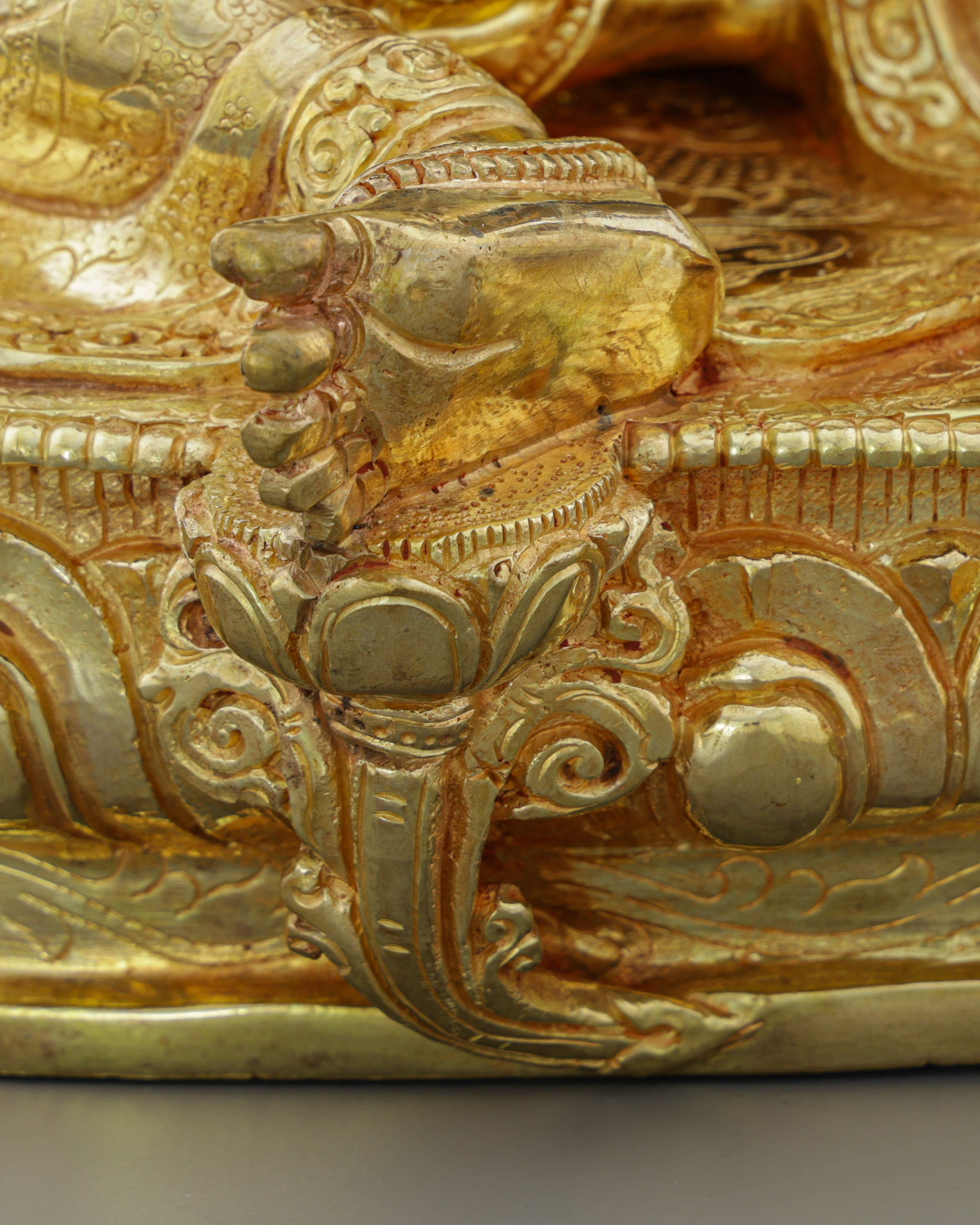 Handcrafted Saraswati Statue | Divine Goddess of Wisdom and Arts in Radiant 24K Gold