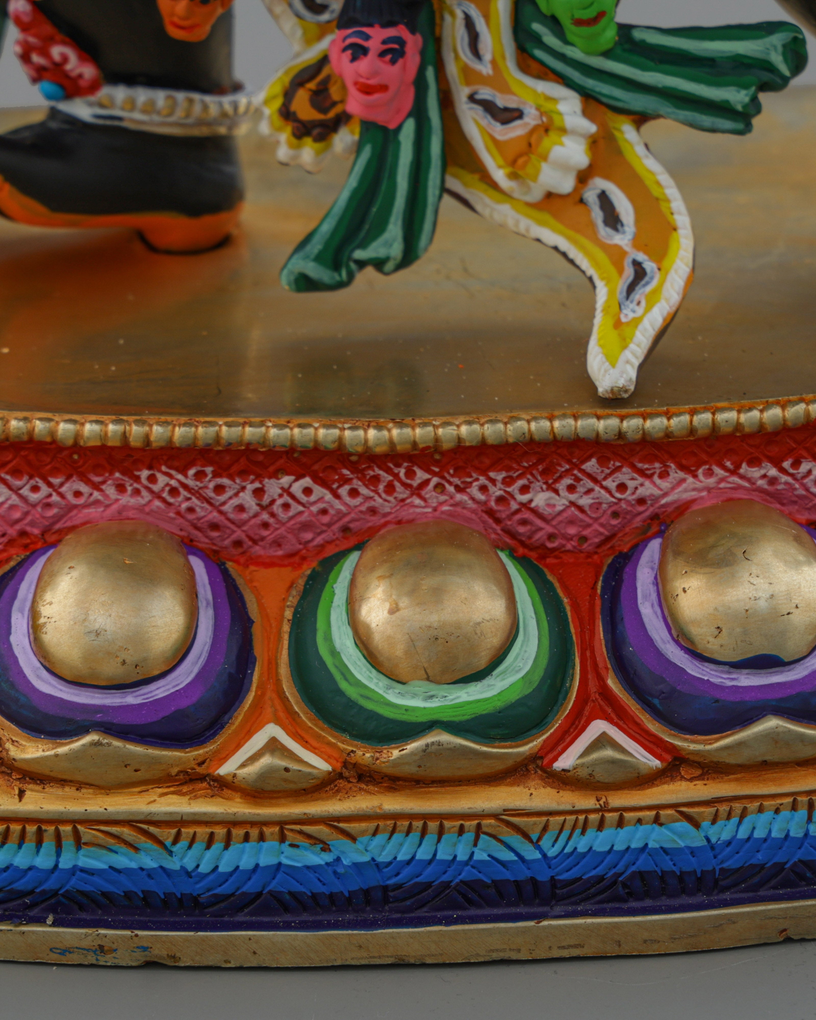 Black Manjushri | Fierce Protector of Wisdom in Masterful Nepalese Artistry