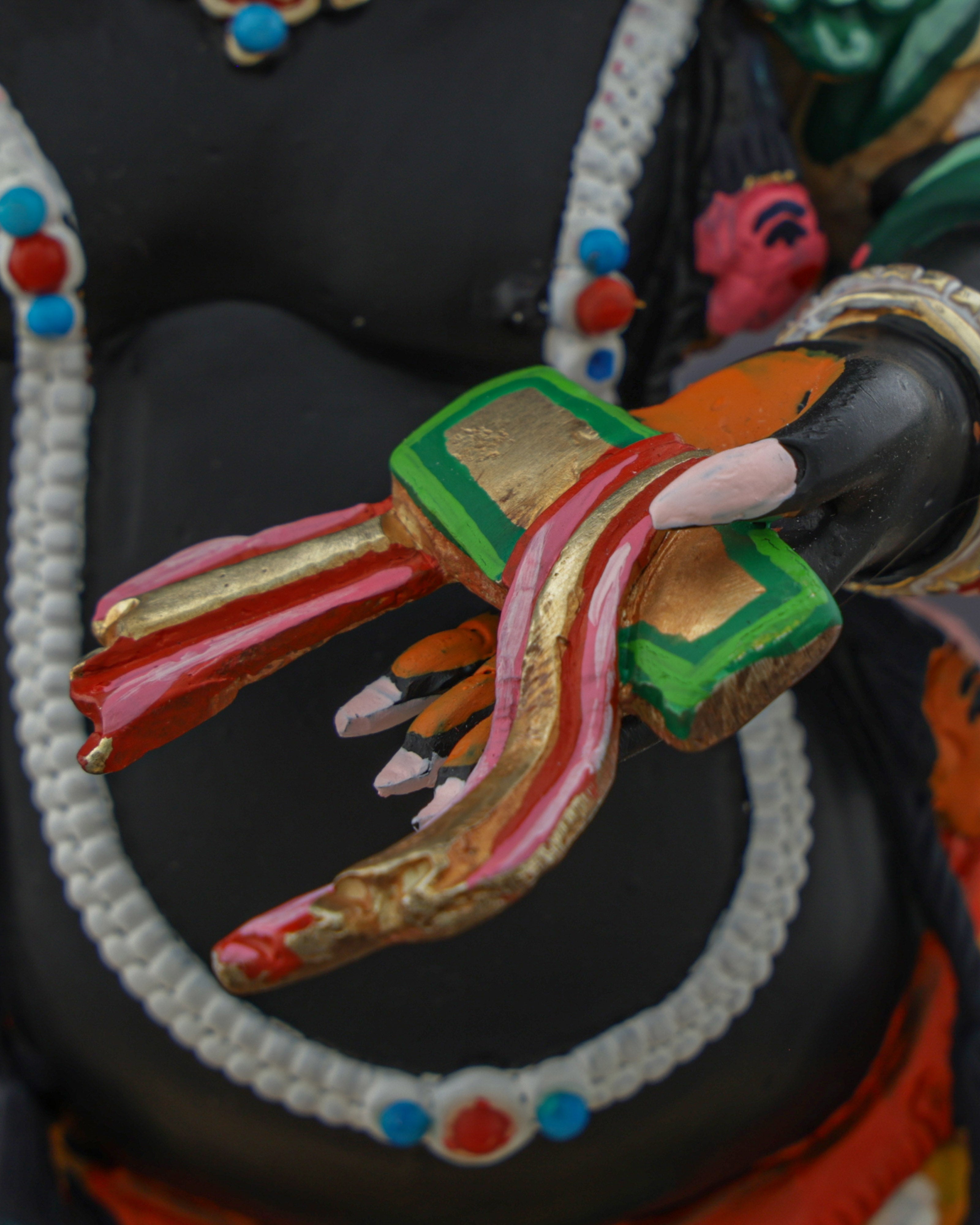 Black Manjushri | Fierce Protector of Wisdom in Masterful Nepalese Artistry