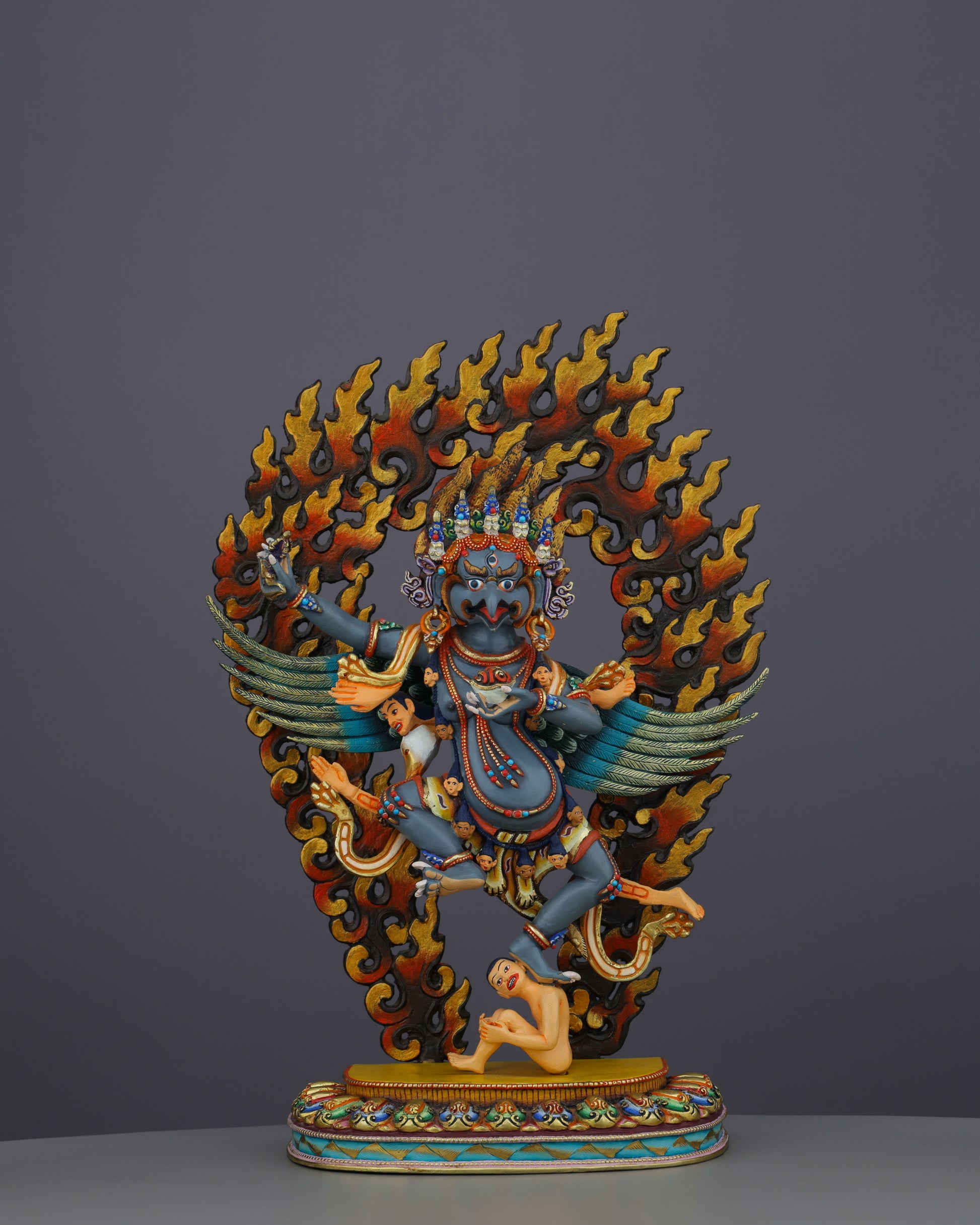 Garuda | Divine Bird King Soaring in Sacred Nepalese Craftsmanship - Authentic Handcrafted Statue