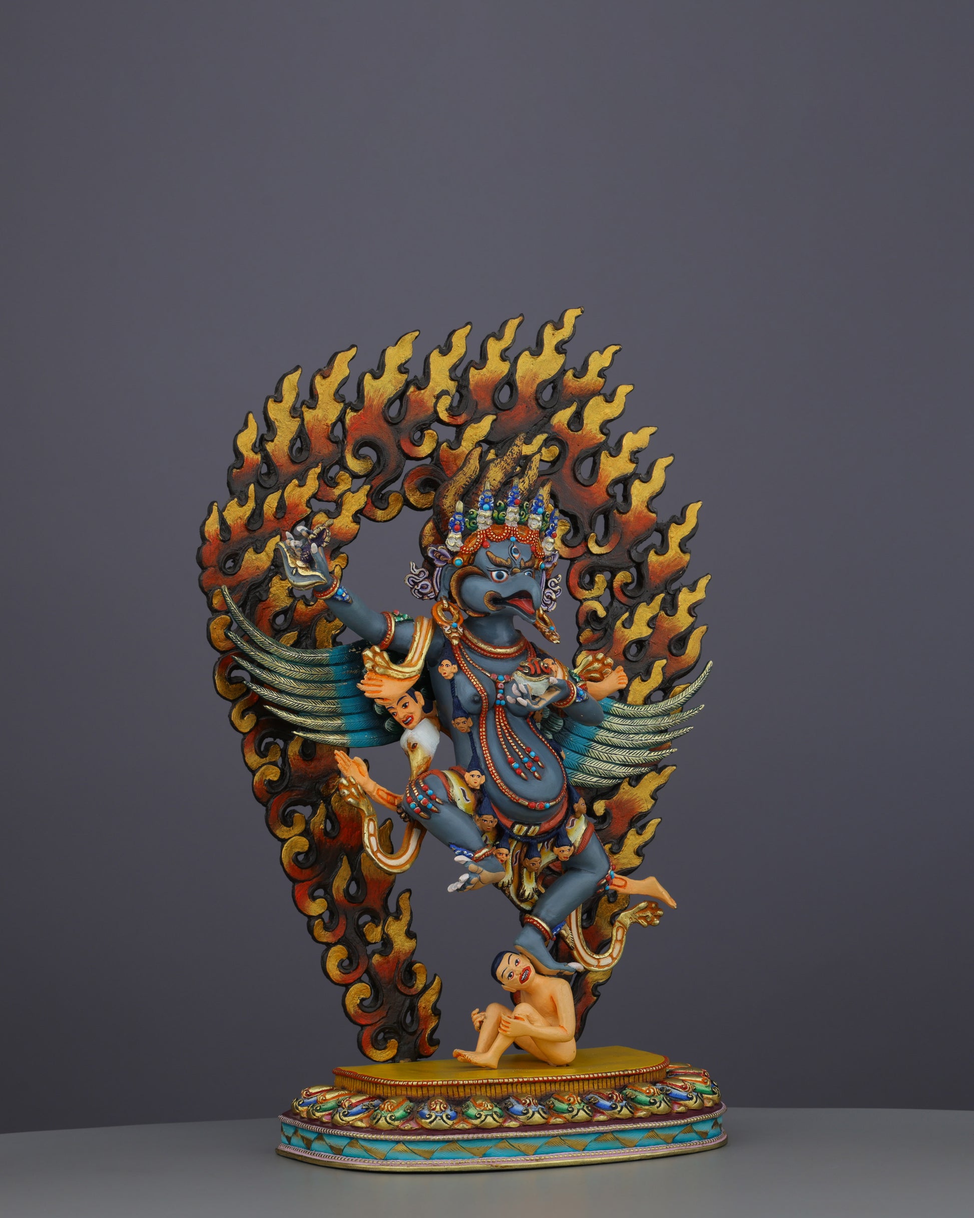Garuda | Divine Bird King Soaring in Sacred Nepalese Craftsmanship - Authentic Handcrafted Statue