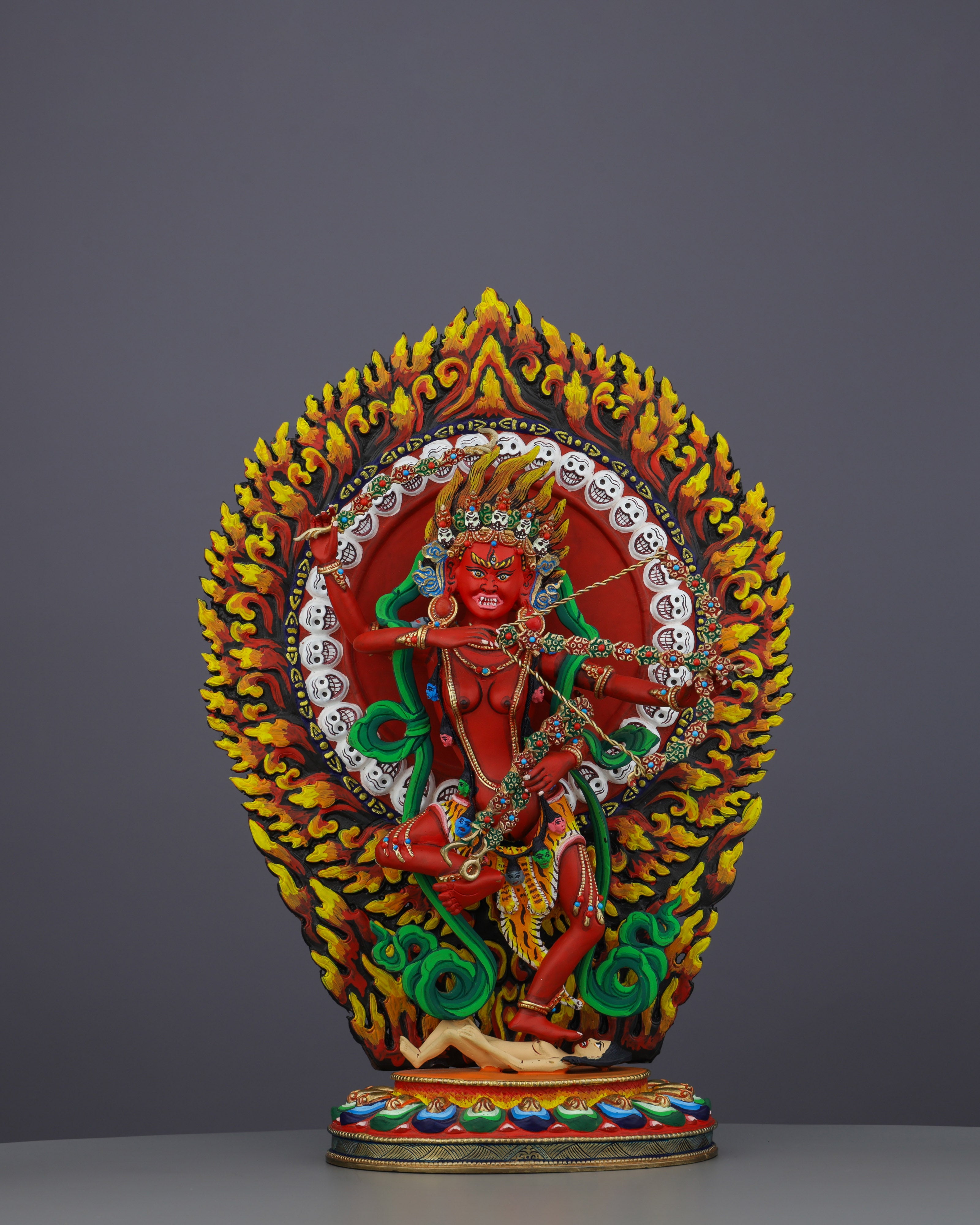 Kurukulla | Red Goddess of Enchantment in Exquisite Nepalese Artistry
