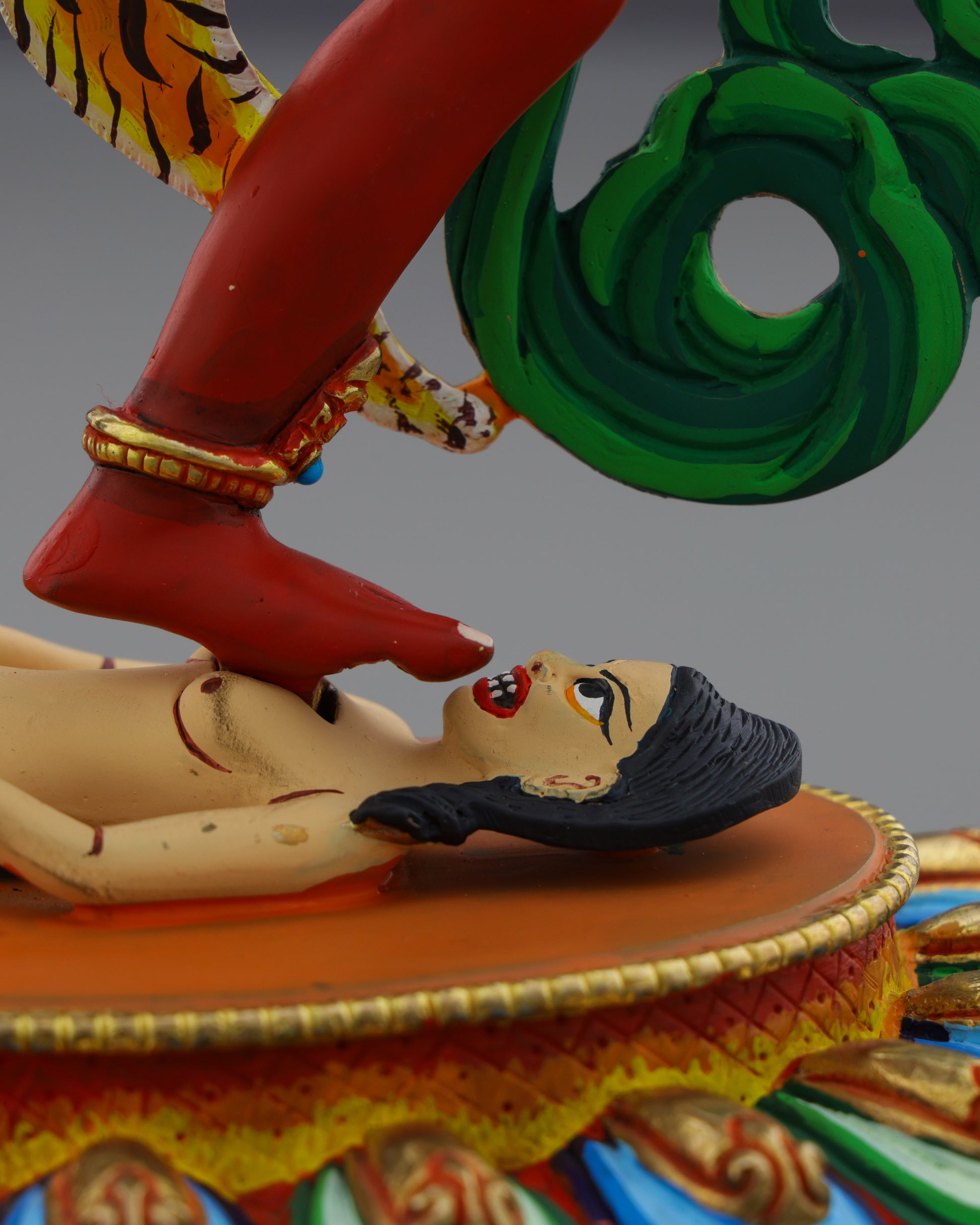 Kurukulla | Red Goddess of Enchantment in Exquisite Nepalese Artistry - Authentic Handcrafted Statue