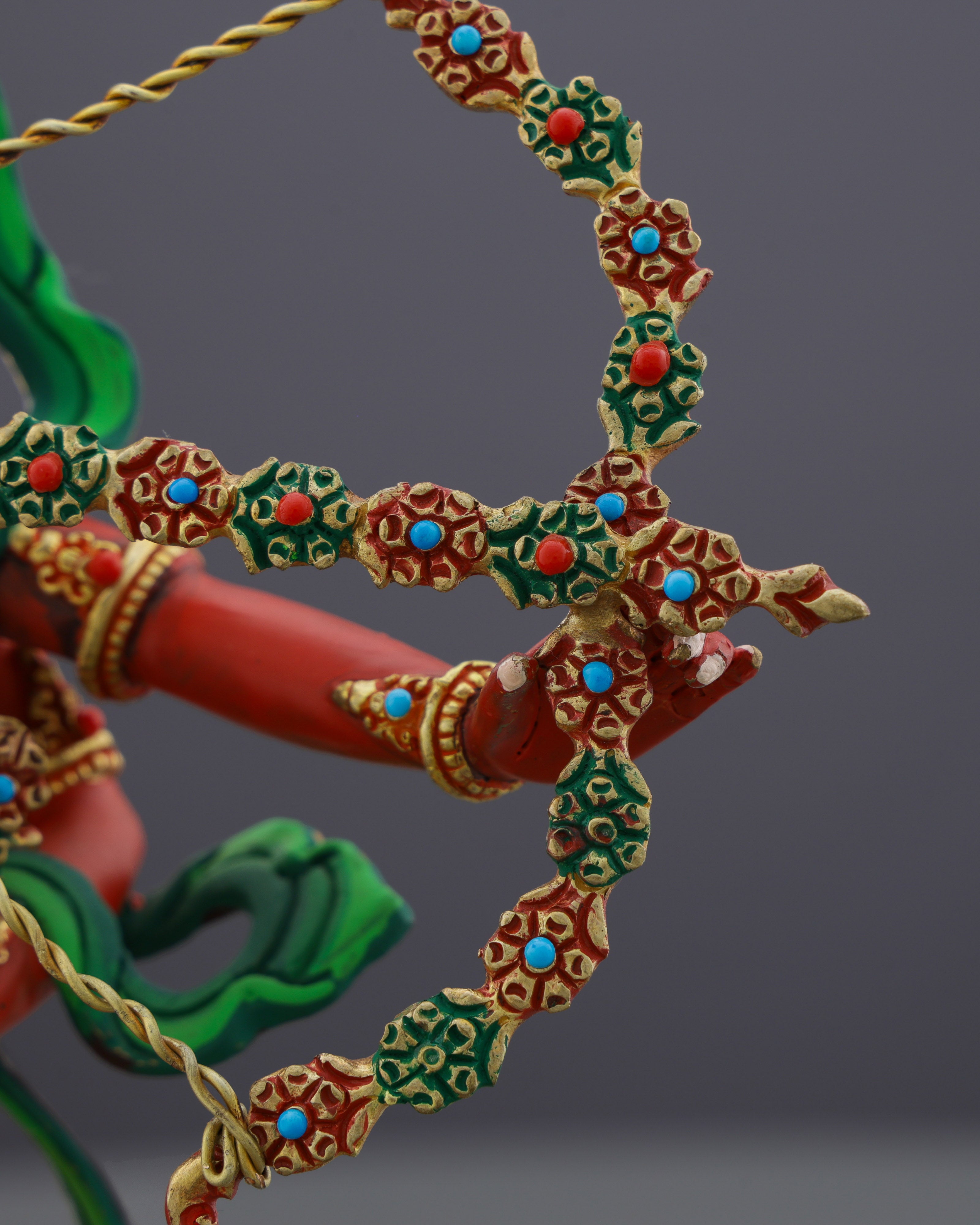 Kurukulla | Red Goddess of Enchantment in Exquisite Nepalese Artistry