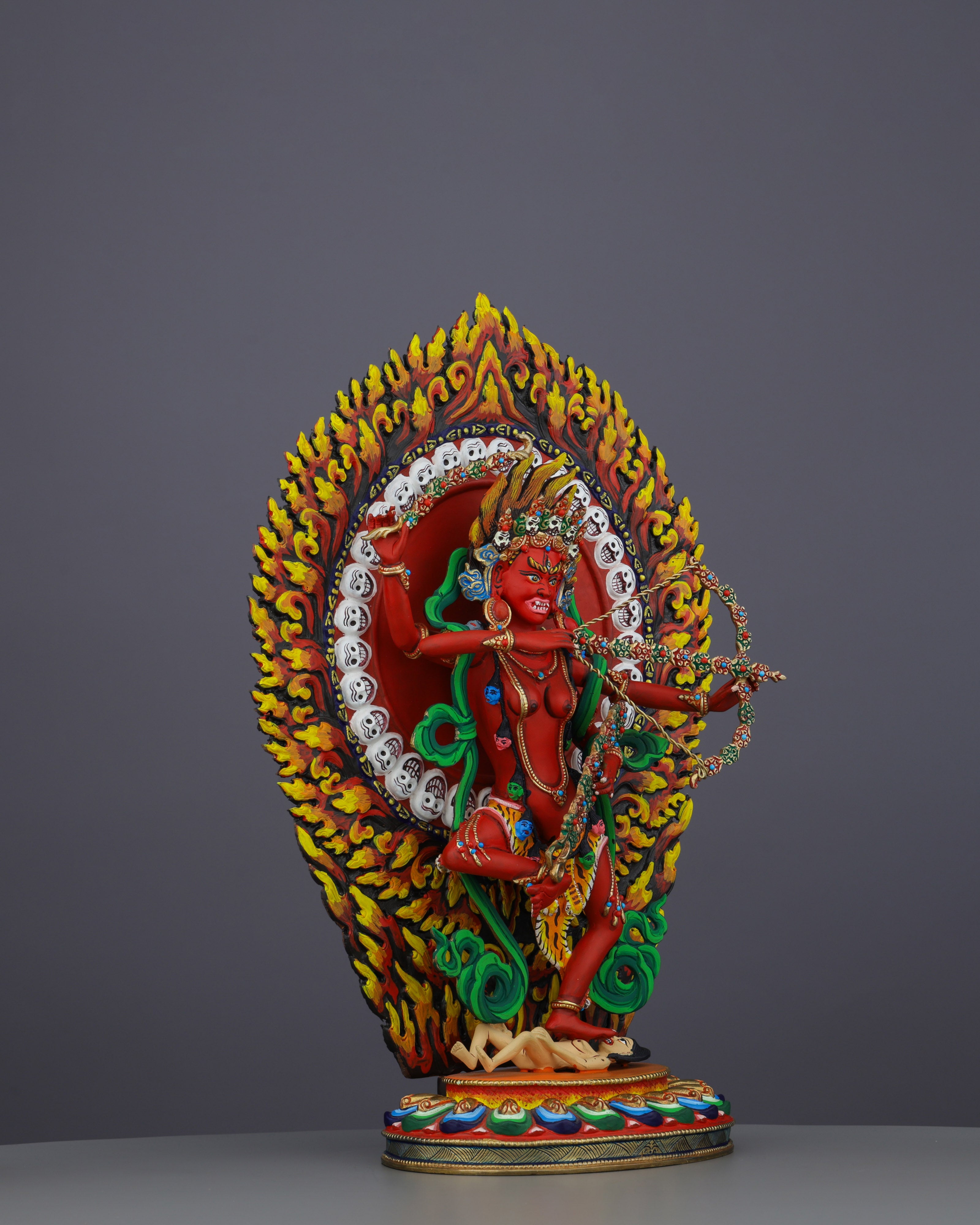 Kurukulla | Red Goddess of Enchantment in Exquisite Nepalese Artistry