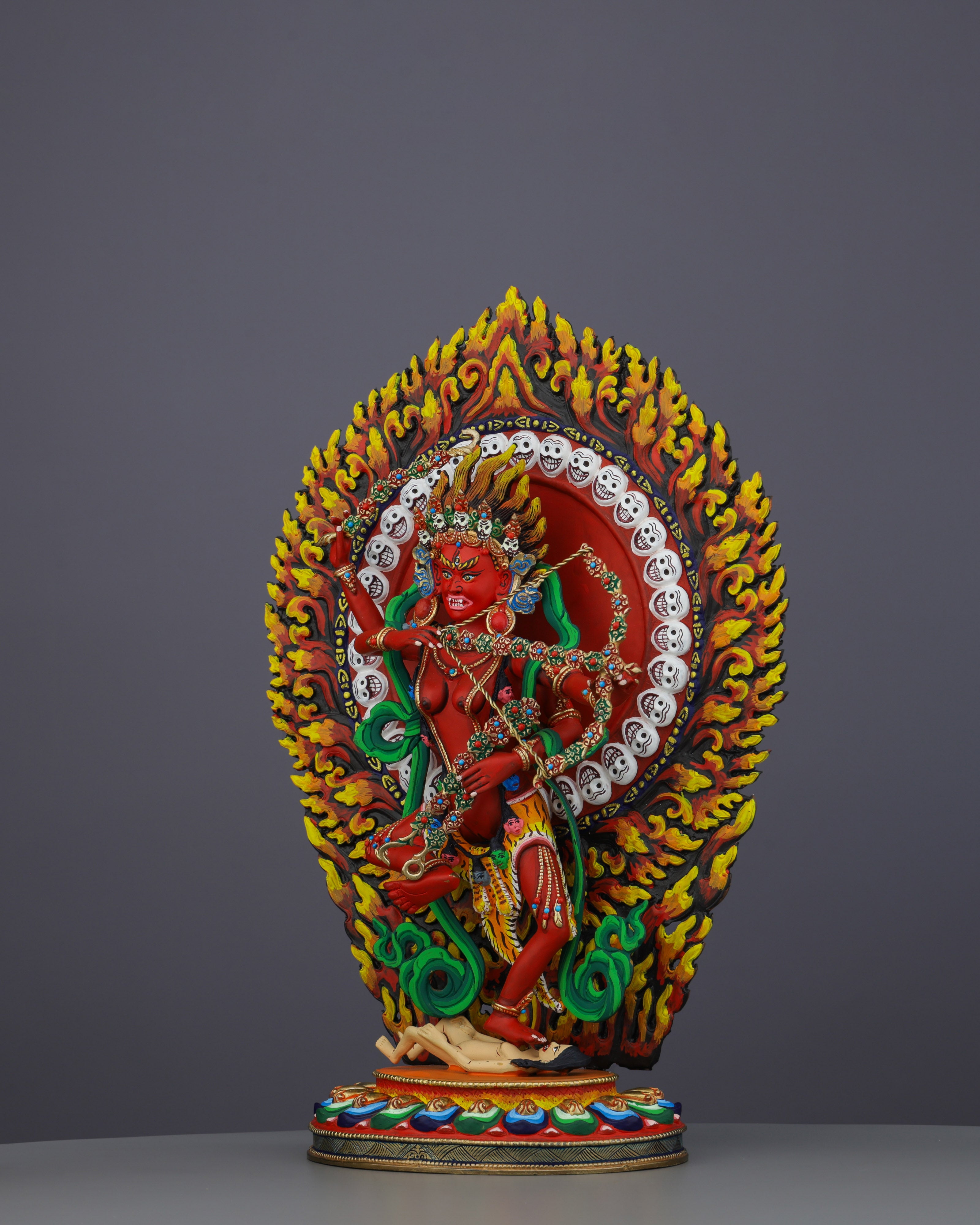 Kurukulla | Red Goddess of Enchantment in Exquisite Nepalese Artistry