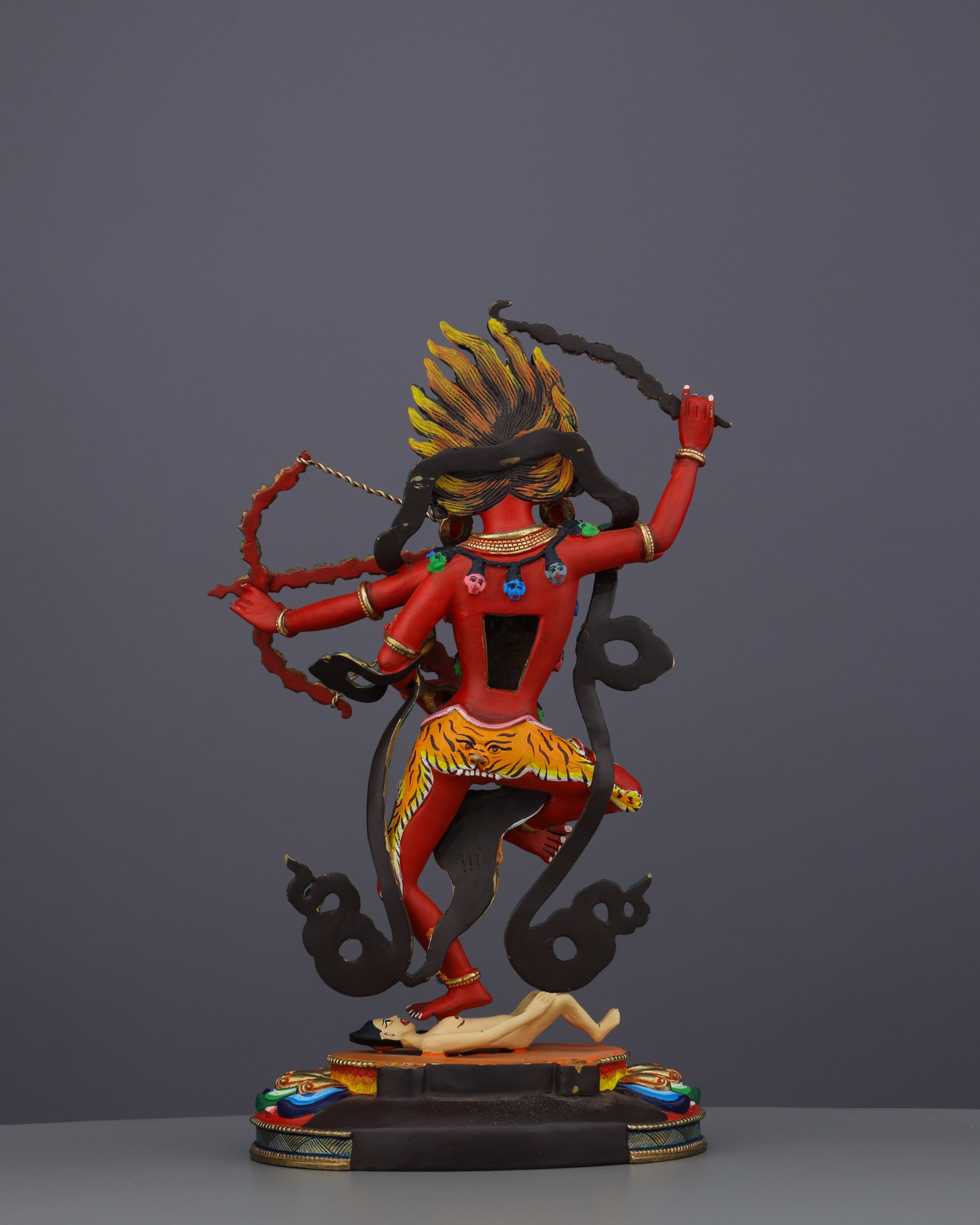 Kurukulla | Red Goddess of Enchantment in Exquisite Nepalese Artistry - Authentic Handcrafted Statue