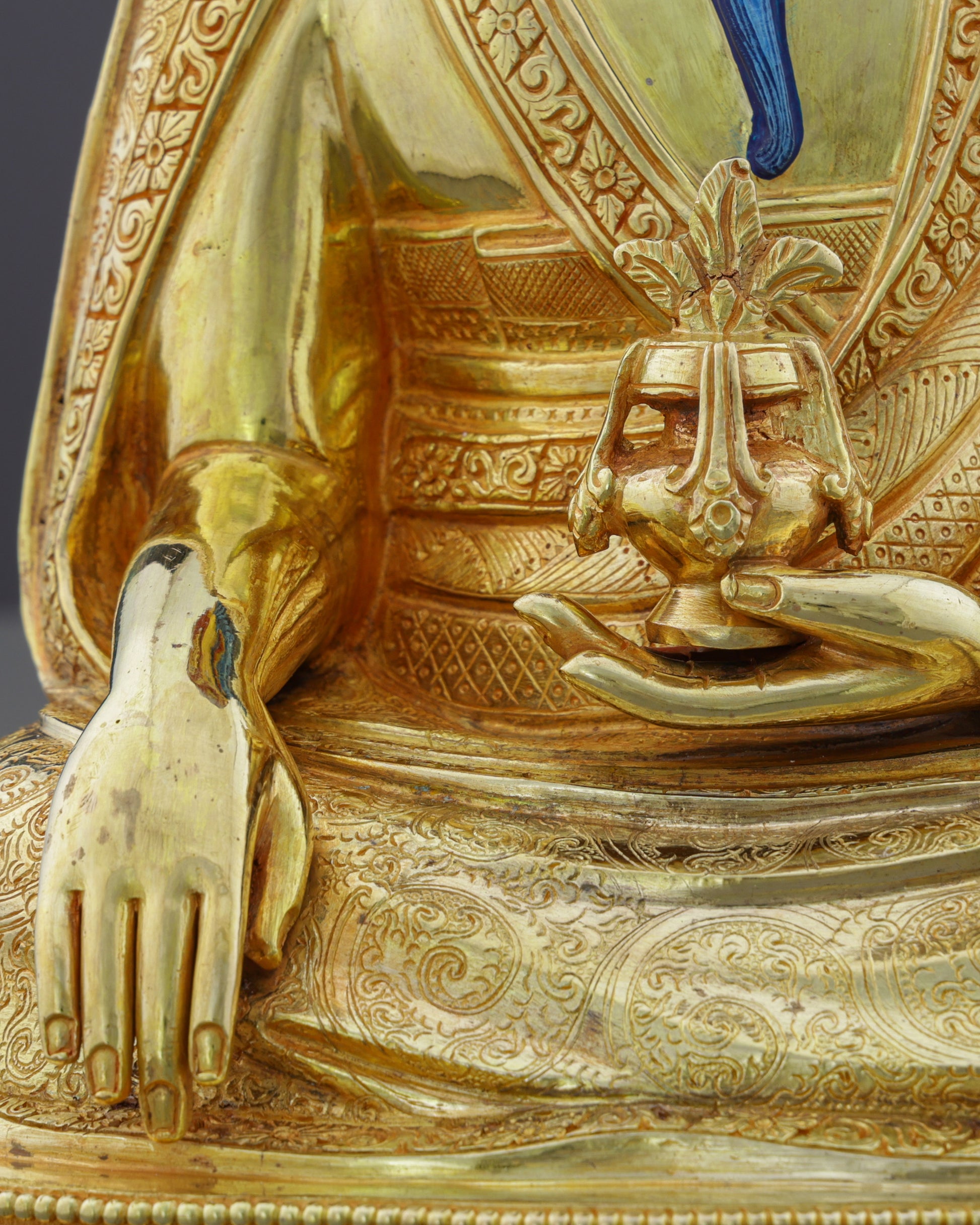 Handcrafted Guru Shapdum | Guardian of Sacred Knowledge - Authentic Handcrafted Statue