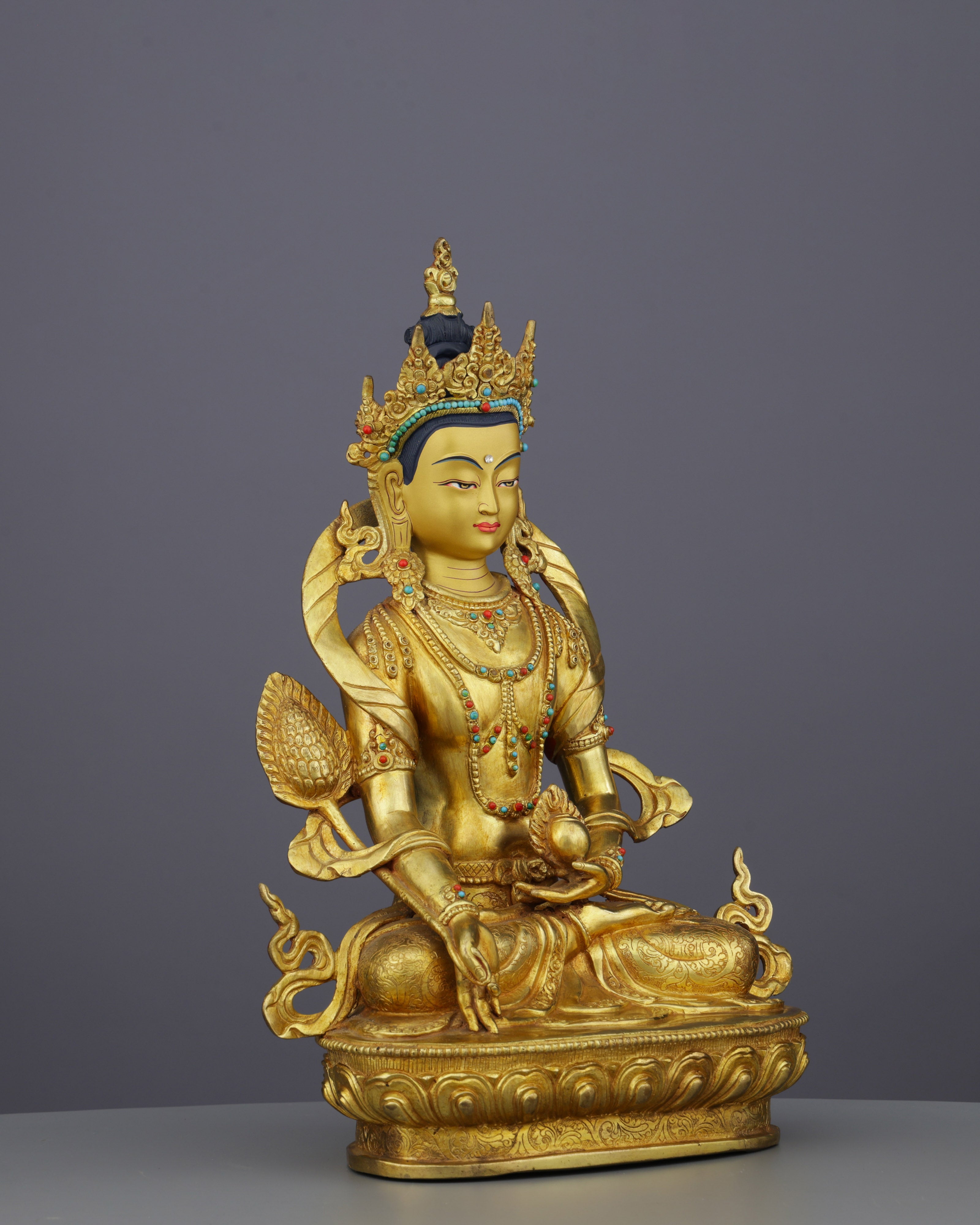 Exquisite Ksitigarbha Statue | Guardian of Earth and Suffering Beings