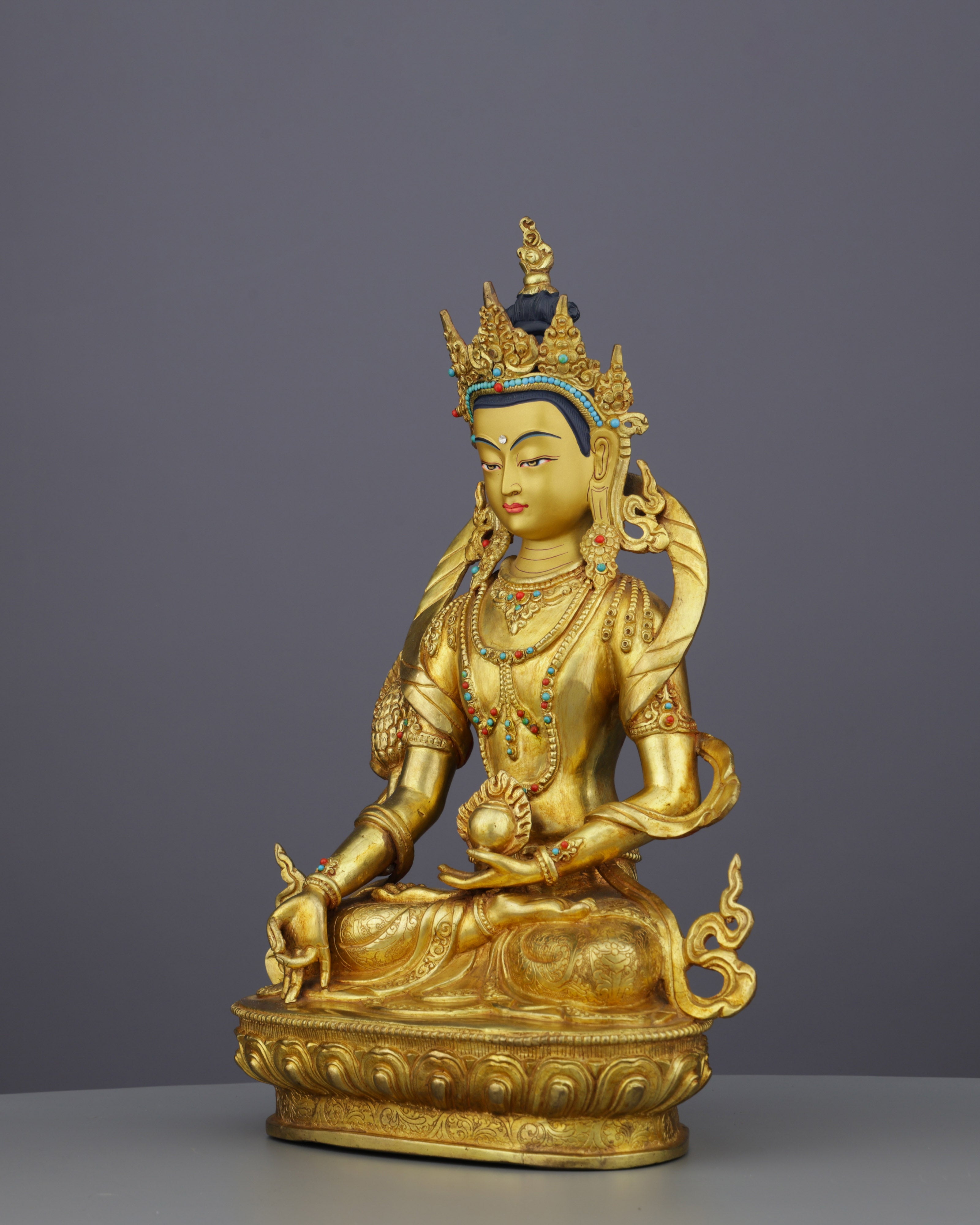 Exquisite Ksitigarbha Statue | Guardian of Earth and Suffering Beings