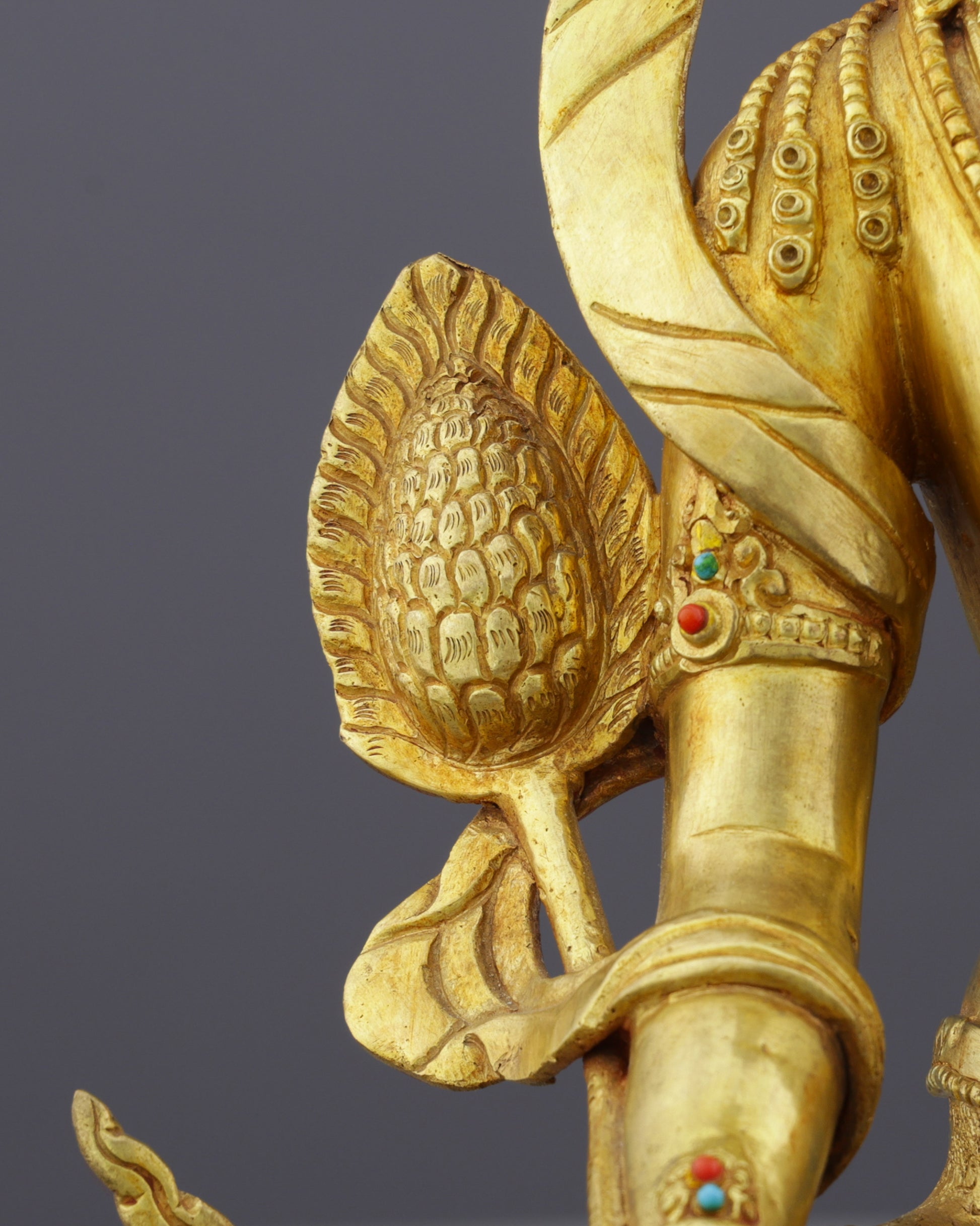Exquisite Ksitigarbha Statue | Guardian of Earth and Suffering Beings - Authentic Handcrafted Statue