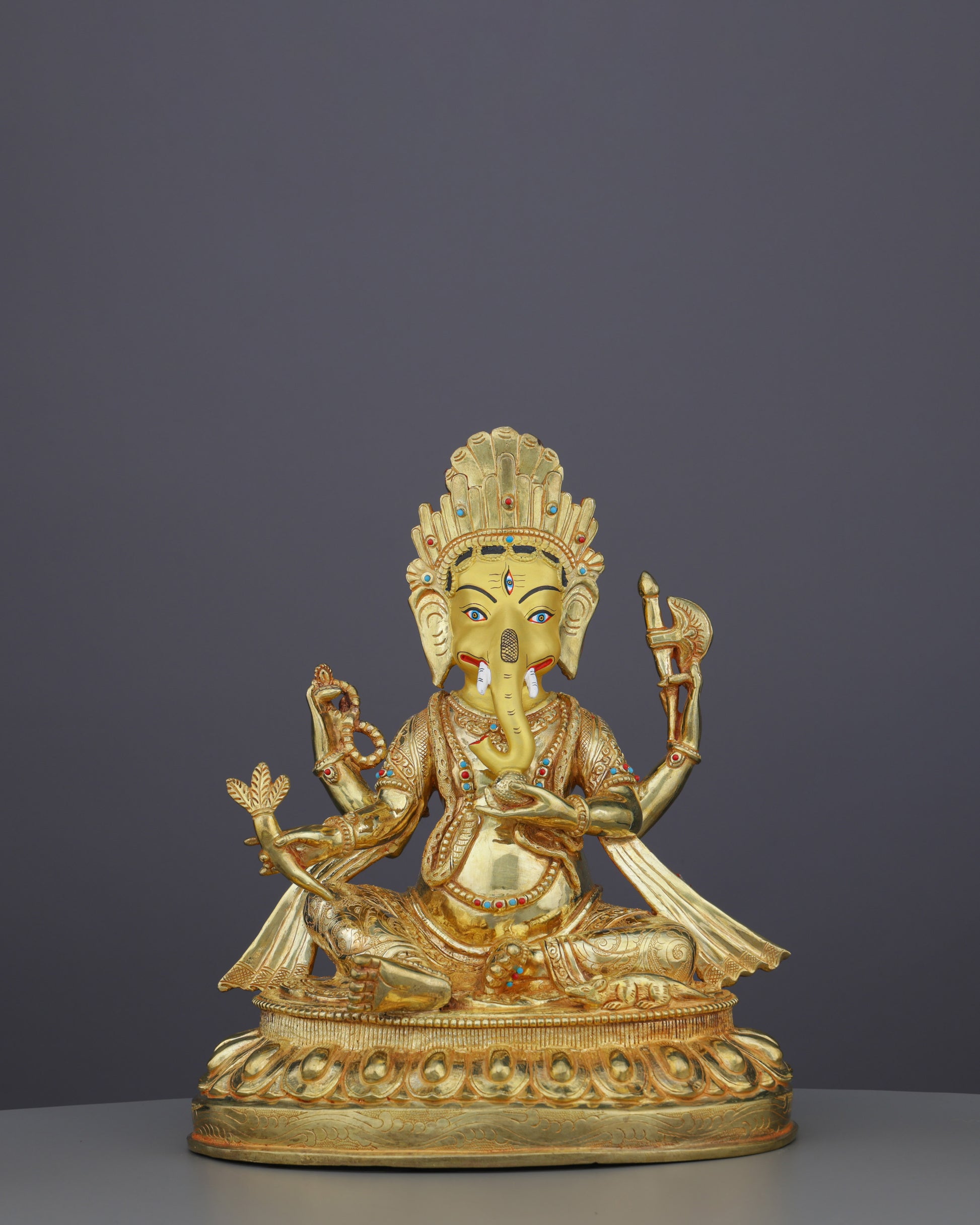 Handcrafted Ganesh Statue | Remover of Obstacles and Lord of Success - Authentic Handcrafted Statue