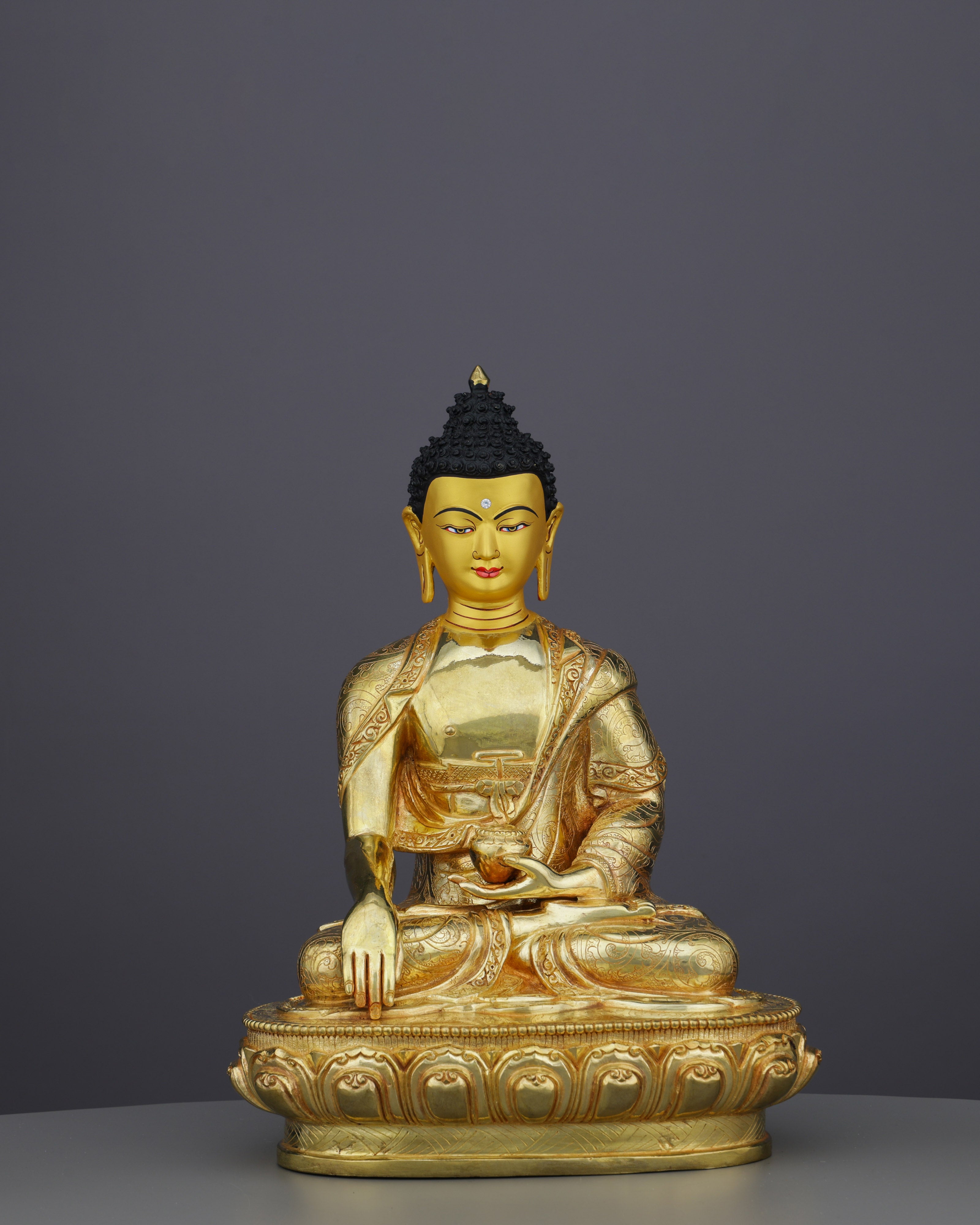 Enlightened Serenity | Handcrafted Sakyamuni Buddha Statue