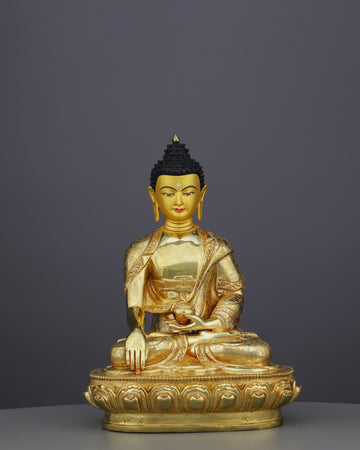 Enlightened Serenity | Handcrafted Sakyamuni Buddha Statue